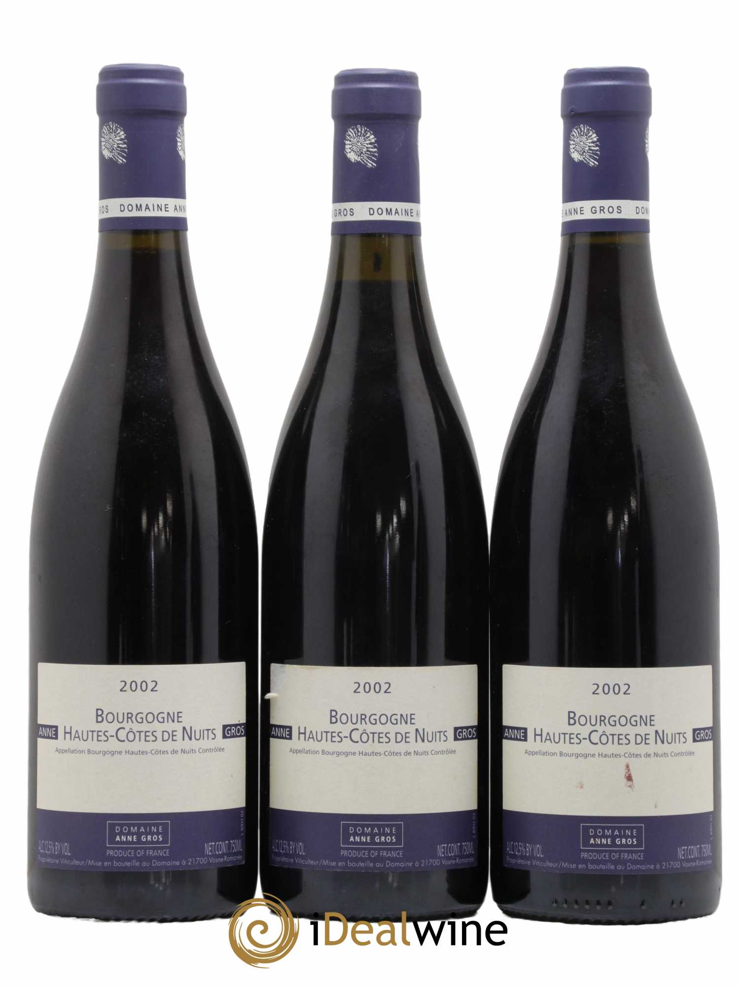 Hautes-Côtes de Nuits Anne Gros 2002 - Lot de 6 bouteilles - 2