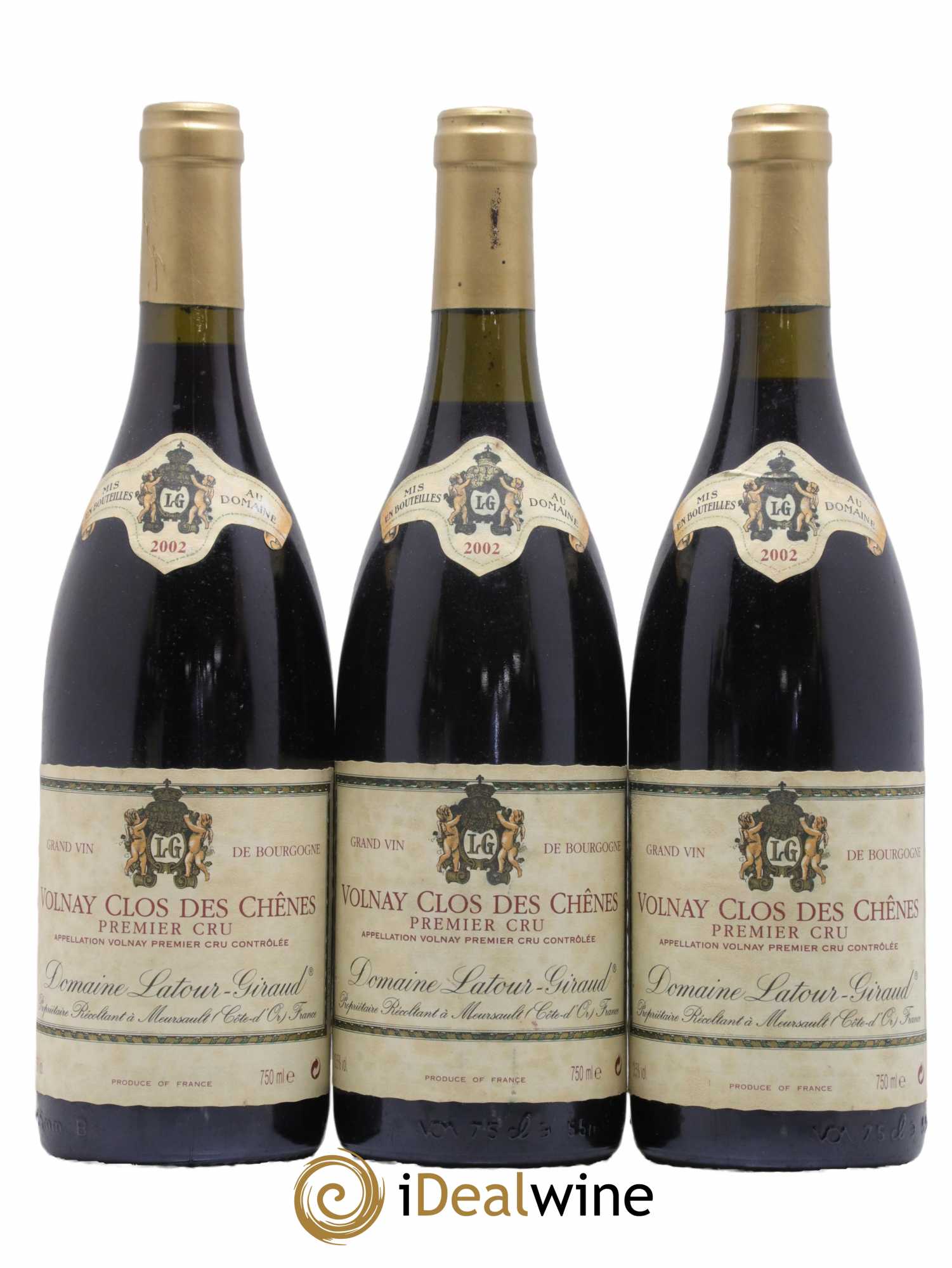 Volnay 1er Cru Clos Des Chenes Latour Giraud 2002 - Lot de 6 bouteilles - 2