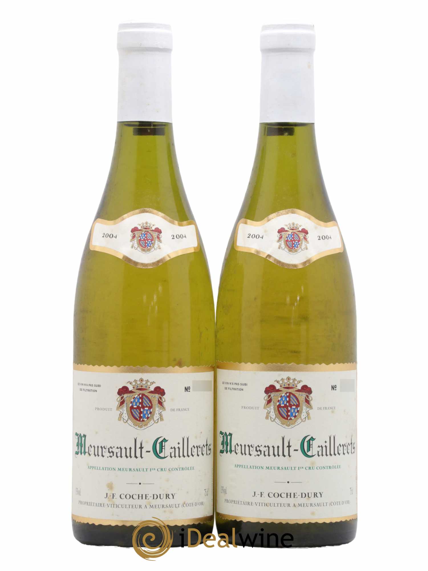 Meursault 1er Cru Caillerets Coche Dury (Domaine) 2004 - Lot de 2 bouteilles - 0