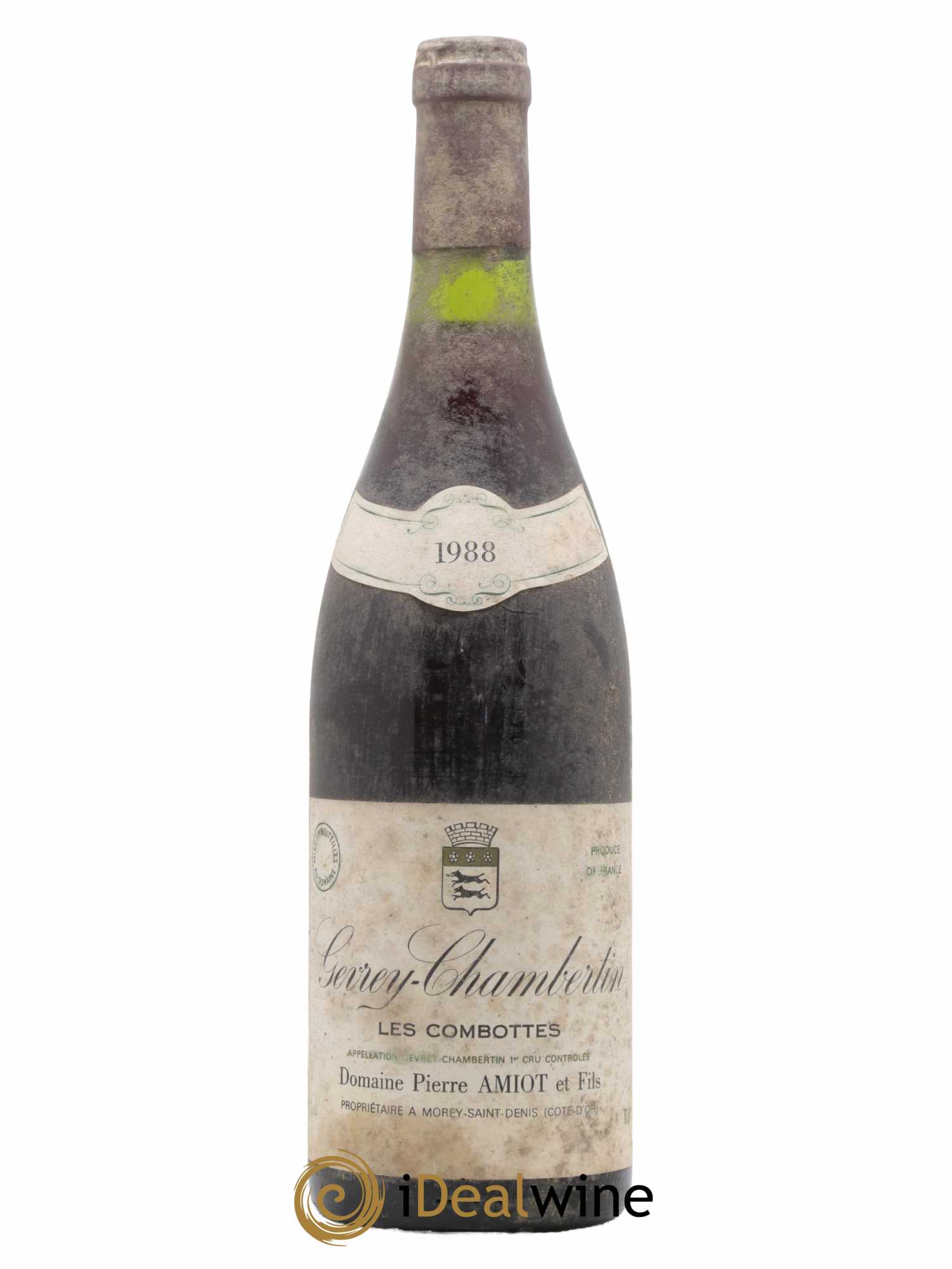 Gevrey-Chambertin 1er Cru Les Combottes Pierre Amiot et Fils (Domaine) 1988 - Lot de 1 bouteille - 0
