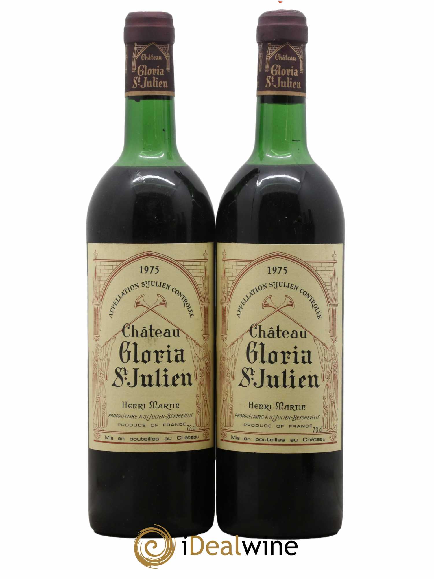 Château Gloria 1975 - Lot de 2 bouteilles - 0