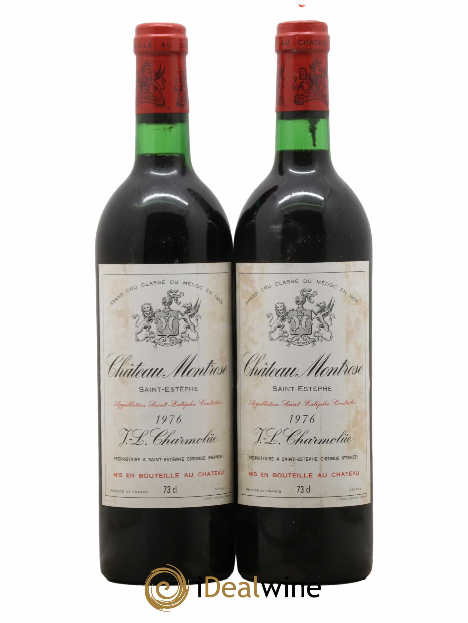 Château Montrose 2ème Grand Cru Classé 1976 - Lot de 2 bouteilles - 0