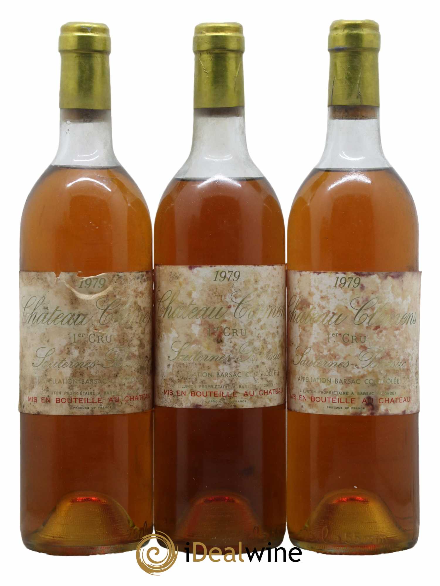 Château Climens 1er Grand Cru Classé 1979 - Lotto di 3 bottiglie - 0