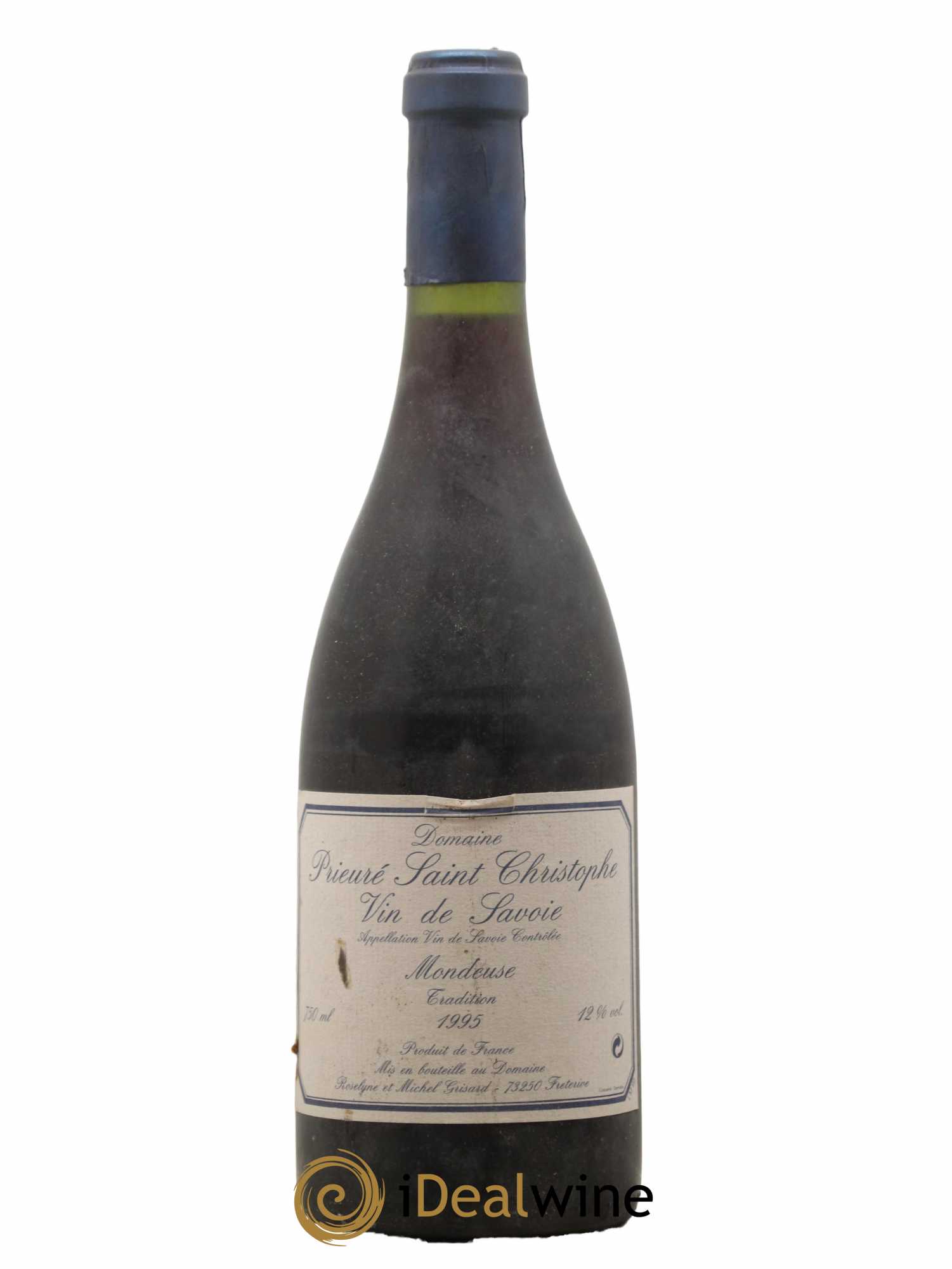 Vin de Savoie Mondeuse Tradition Prieuré Saint Christophe (Domaine) 1995 - Lot de 1 bouteille - 0