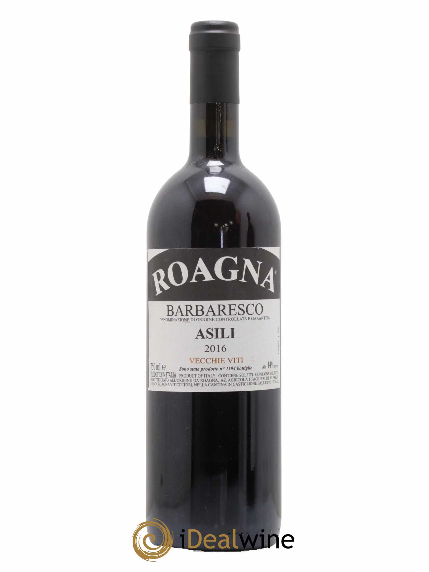 Barbaresco DOCG Asili Vecchie Viti Roagna 2016 - Lot de 1 bouteille - 0