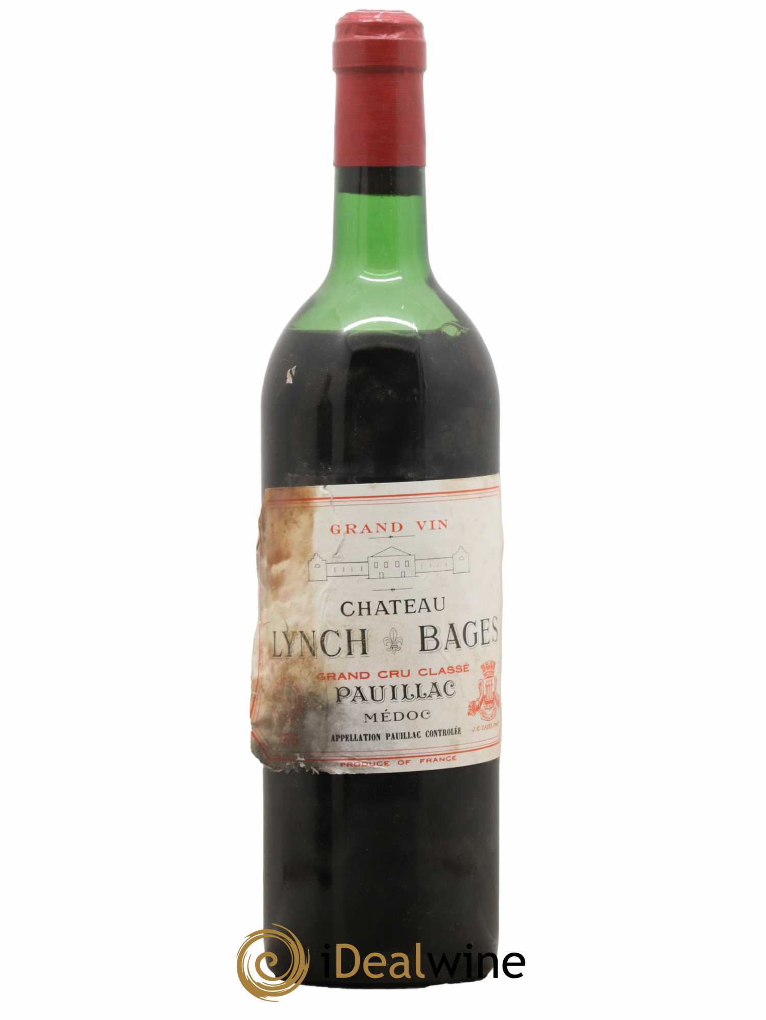 Château Lynch Bages 5ème Grand Cru Classé 1975 - Lot de 1 bouteille - 0