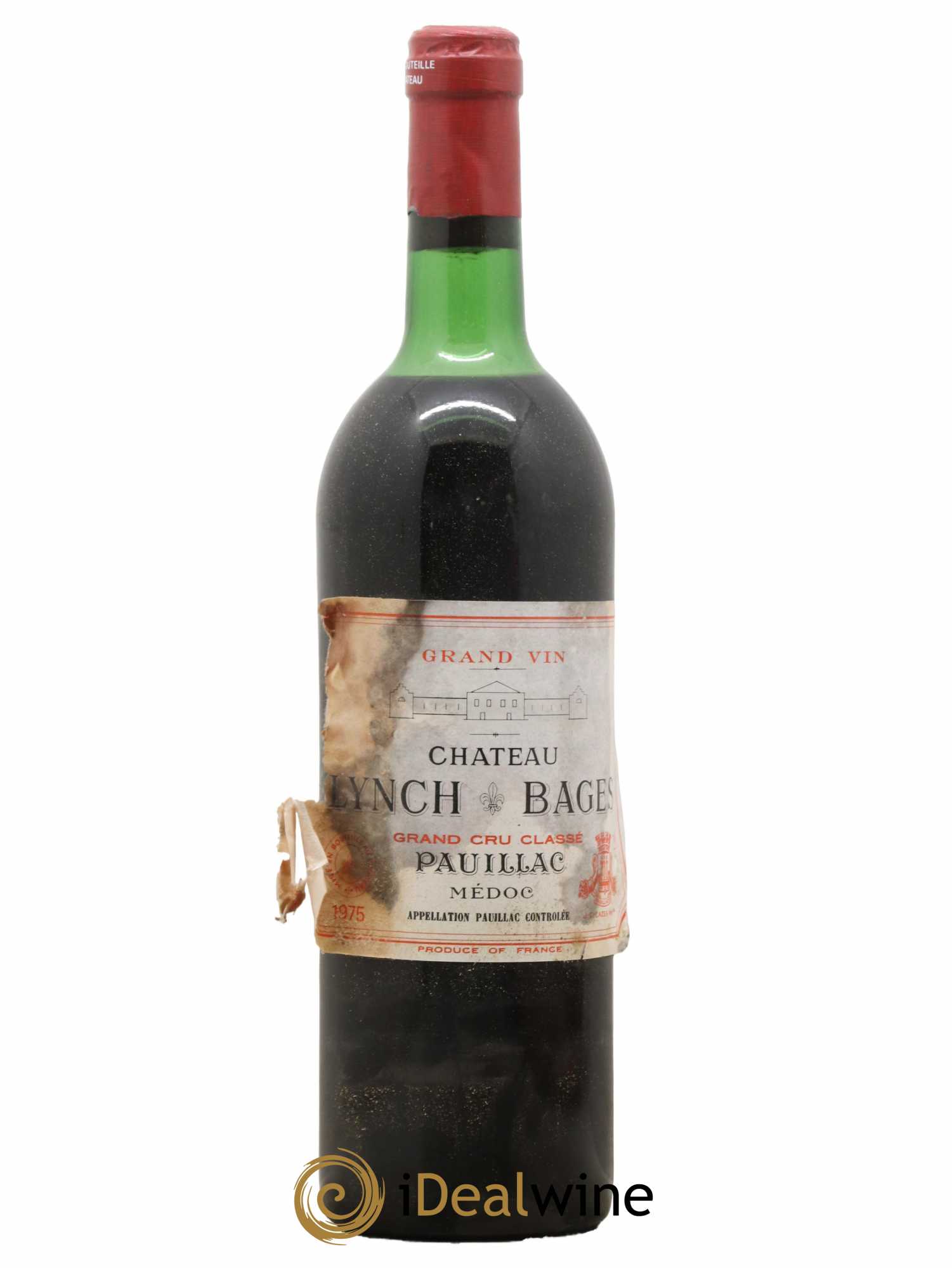 Château Lynch Bages 5ème Grand Cru Classé 1975 - Lot de 1 bouteille - 0