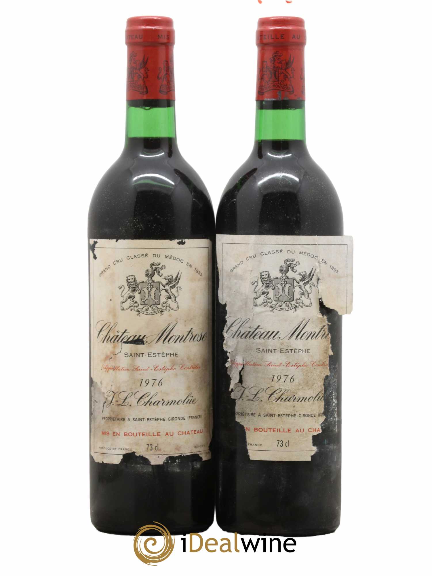 Château Montrose 2ème Grand Cru Classé 1976 - Lot de 2 bouteilles - 0