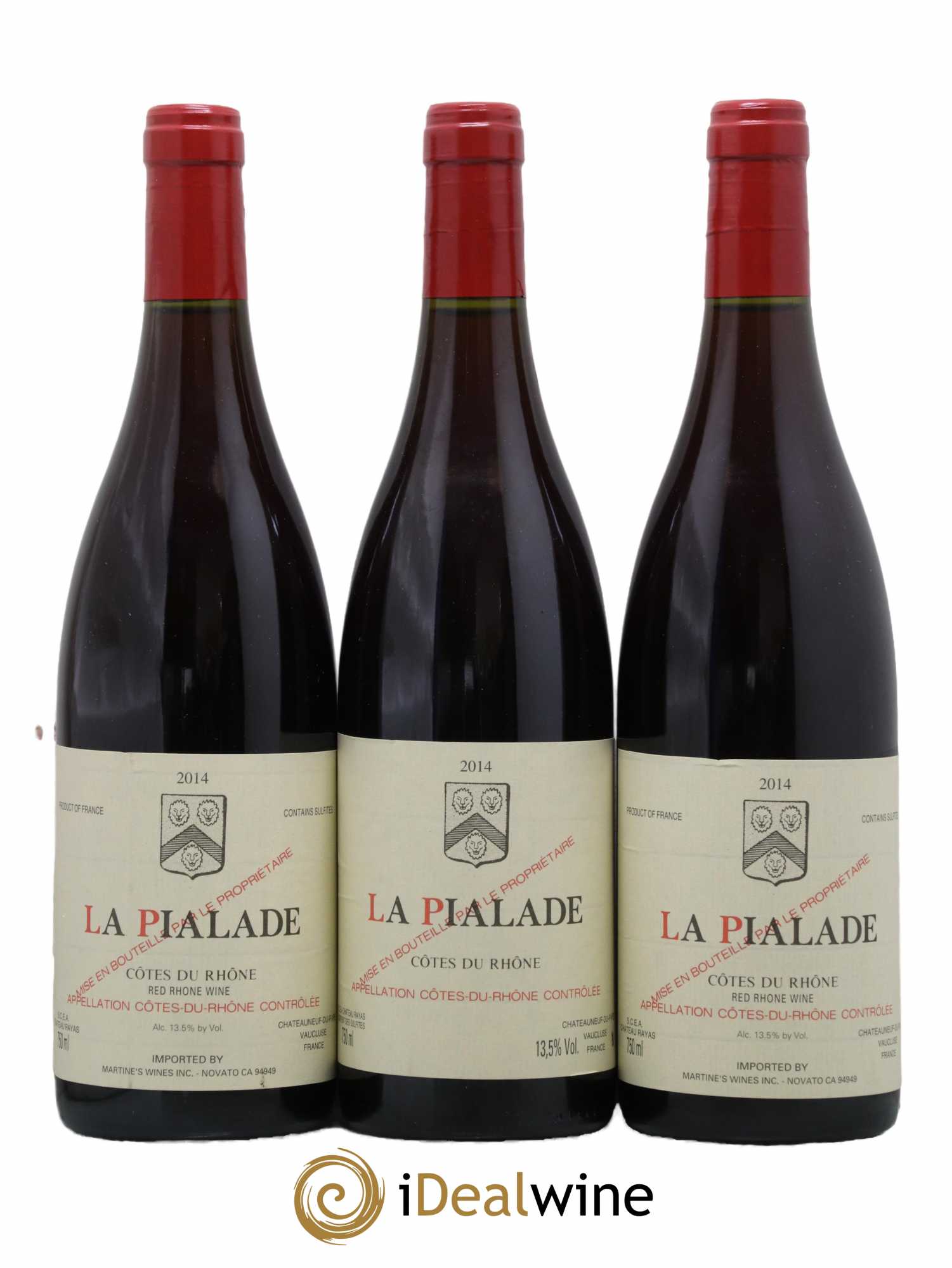 Côtes-du-Rhône La Pialade Emmanuel Reynaud 2014 - Lot de 3 bouteilles - 0