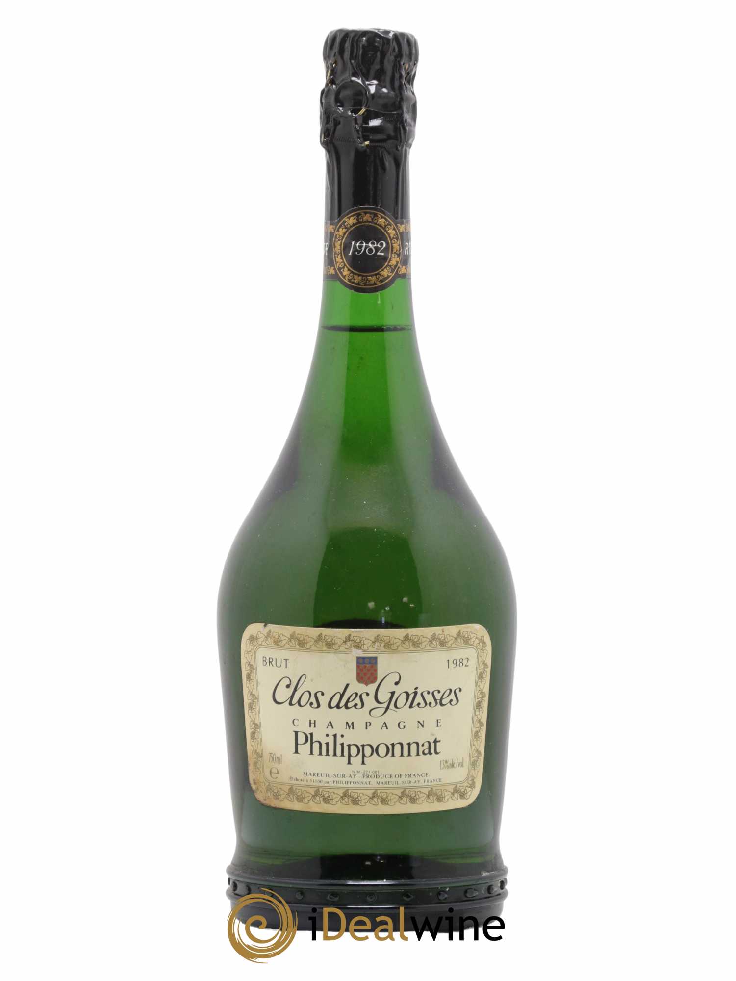 Clos des Goisses Philipponnat 1982 - Lot de 1 bouteille - 0