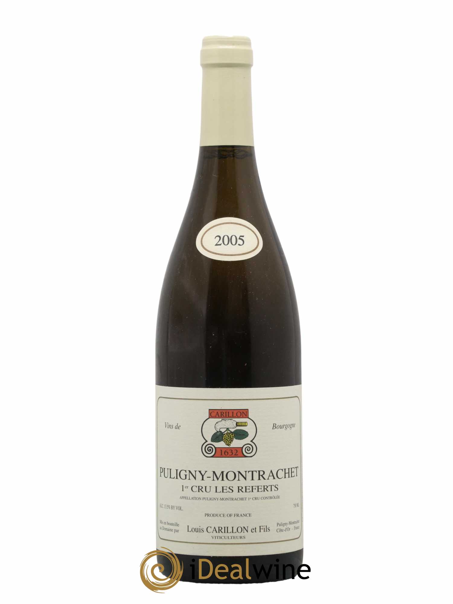 Puligny-Montrachet 1er Cru Les Referts Louis Carillon & Fils (Domaine) 2005 - Lot de 1 bouteille - 0