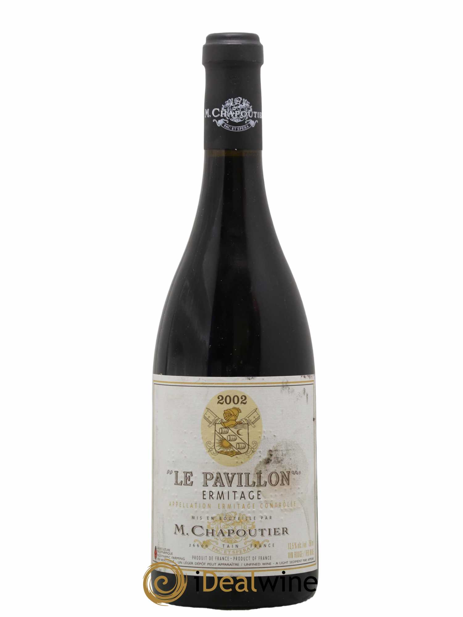 Hermitage Ermitage Le Pavillon Chapoutier 2002 - Lot de 1 bouteille - 0