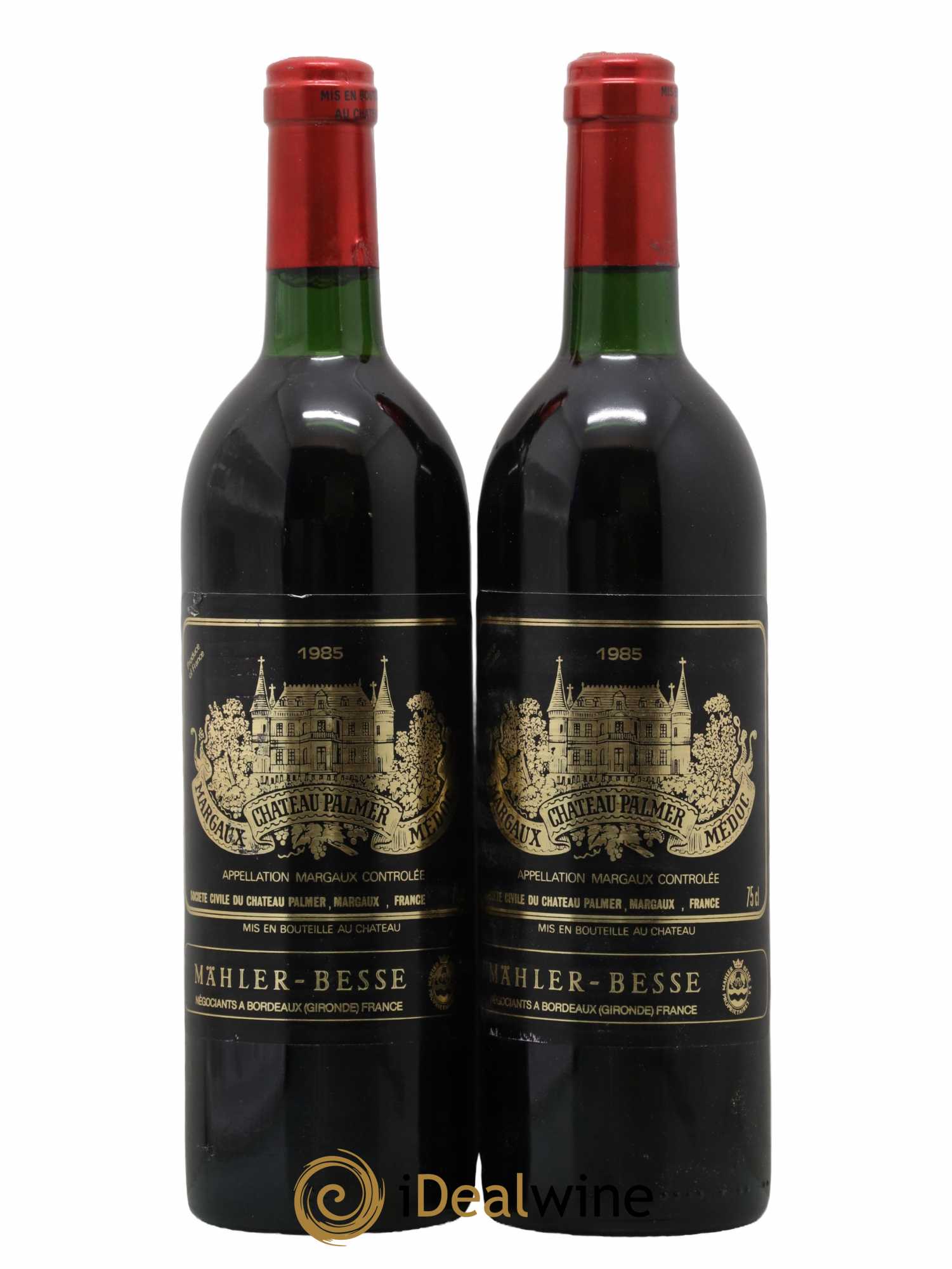 Château Palmer 3ème Grand Cru Classé 1985 - Lot de 2 bouteilles - 0