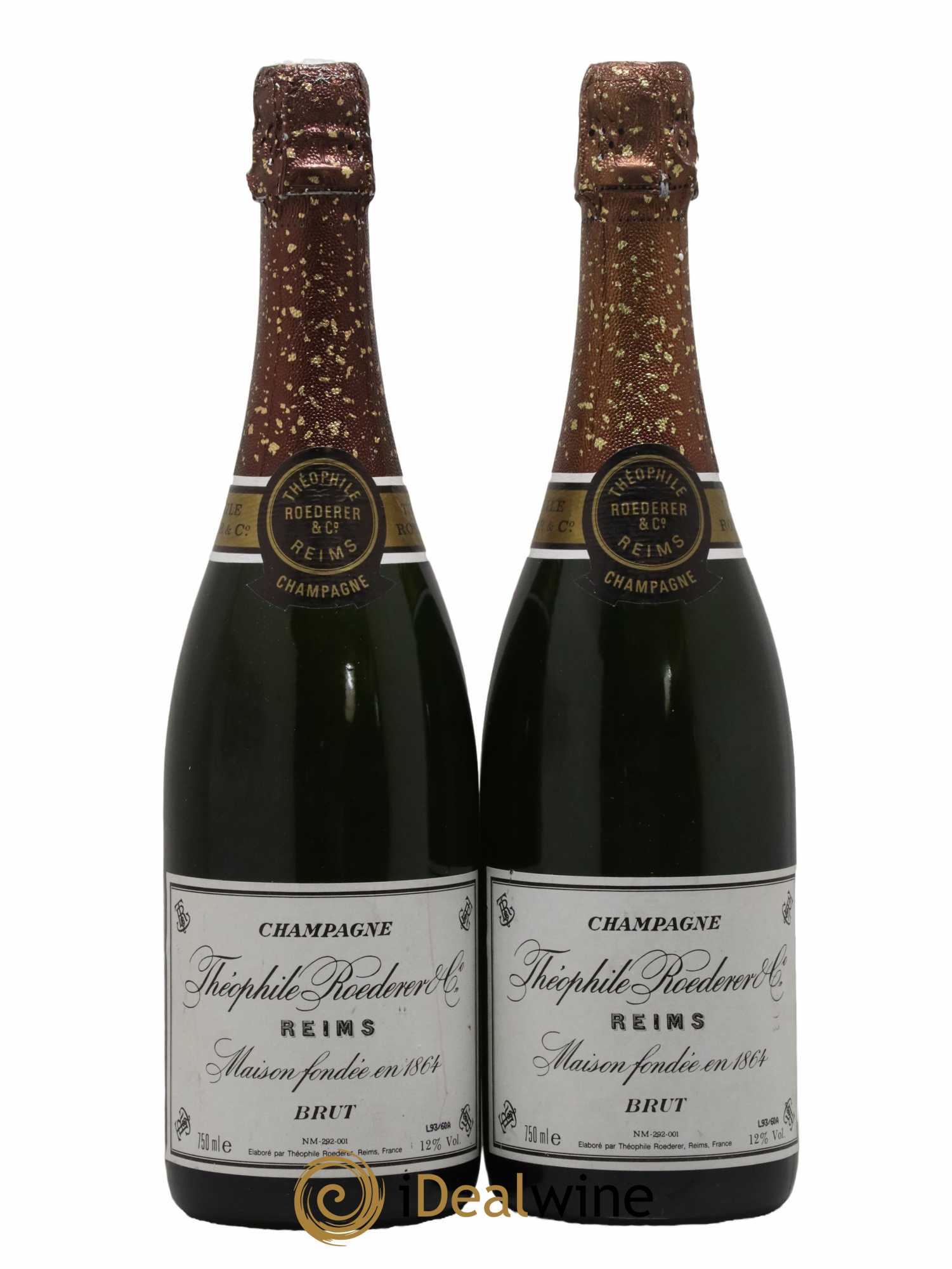 Champagne Brut Théophile Maison Louis Roederer - Lot of 2 bottles - 0