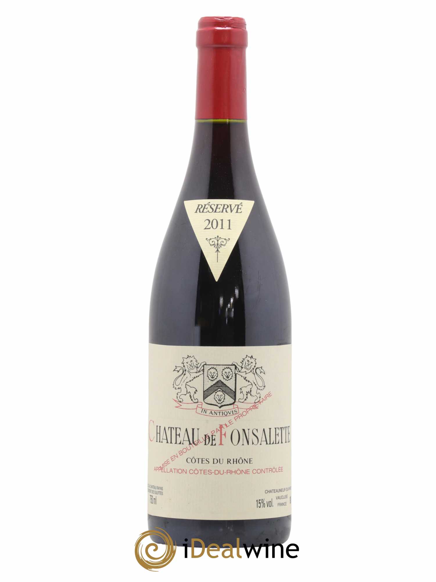 Côtes-du-Rhône Château de Fonsalette Emmanuel Reynaud 2011 - Lot de 1 bouteille - 0