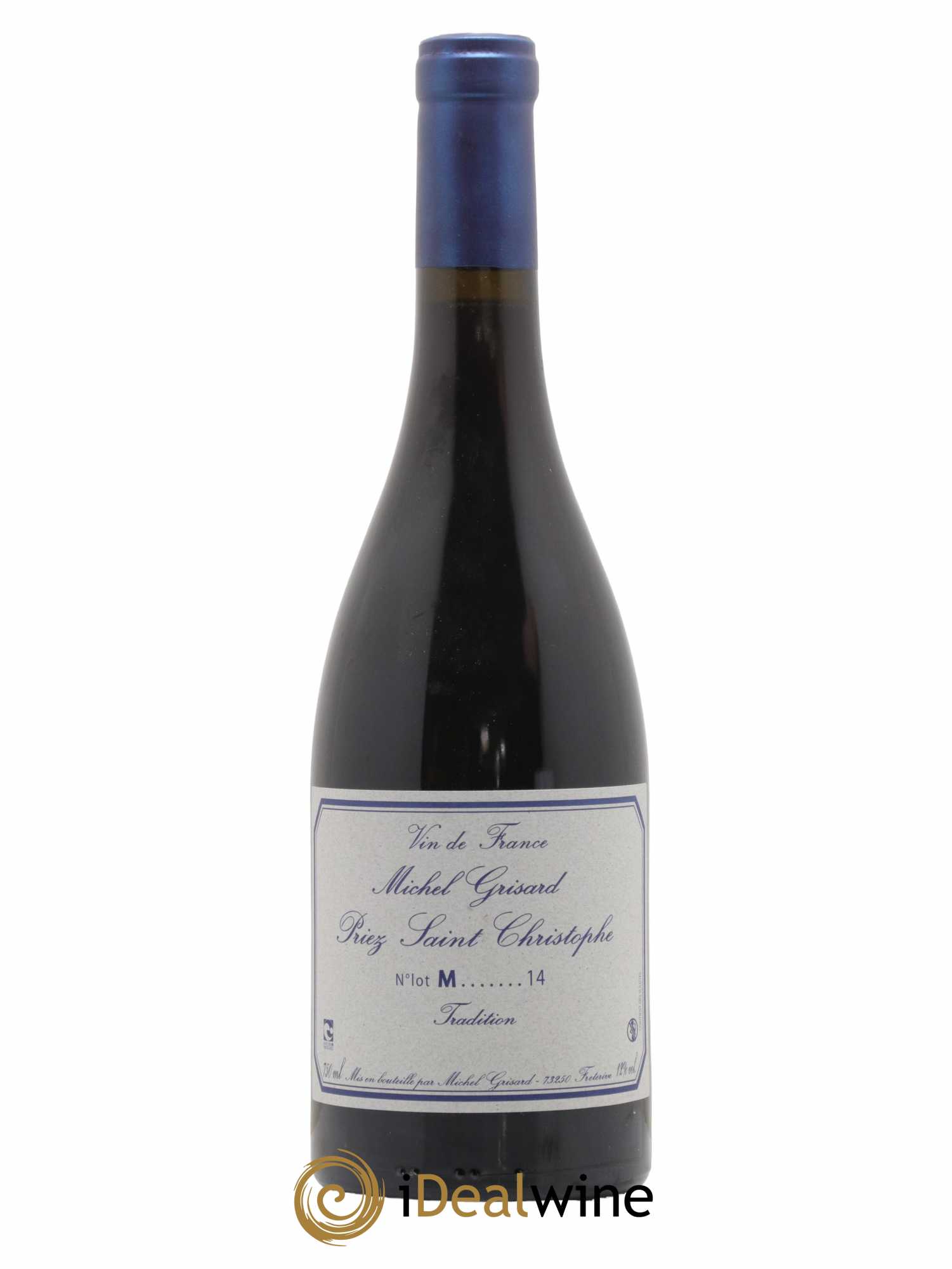 Vin de France Priez Saint Christophe Michel Grisard 2014 - Lot de 1 bouteille - 0