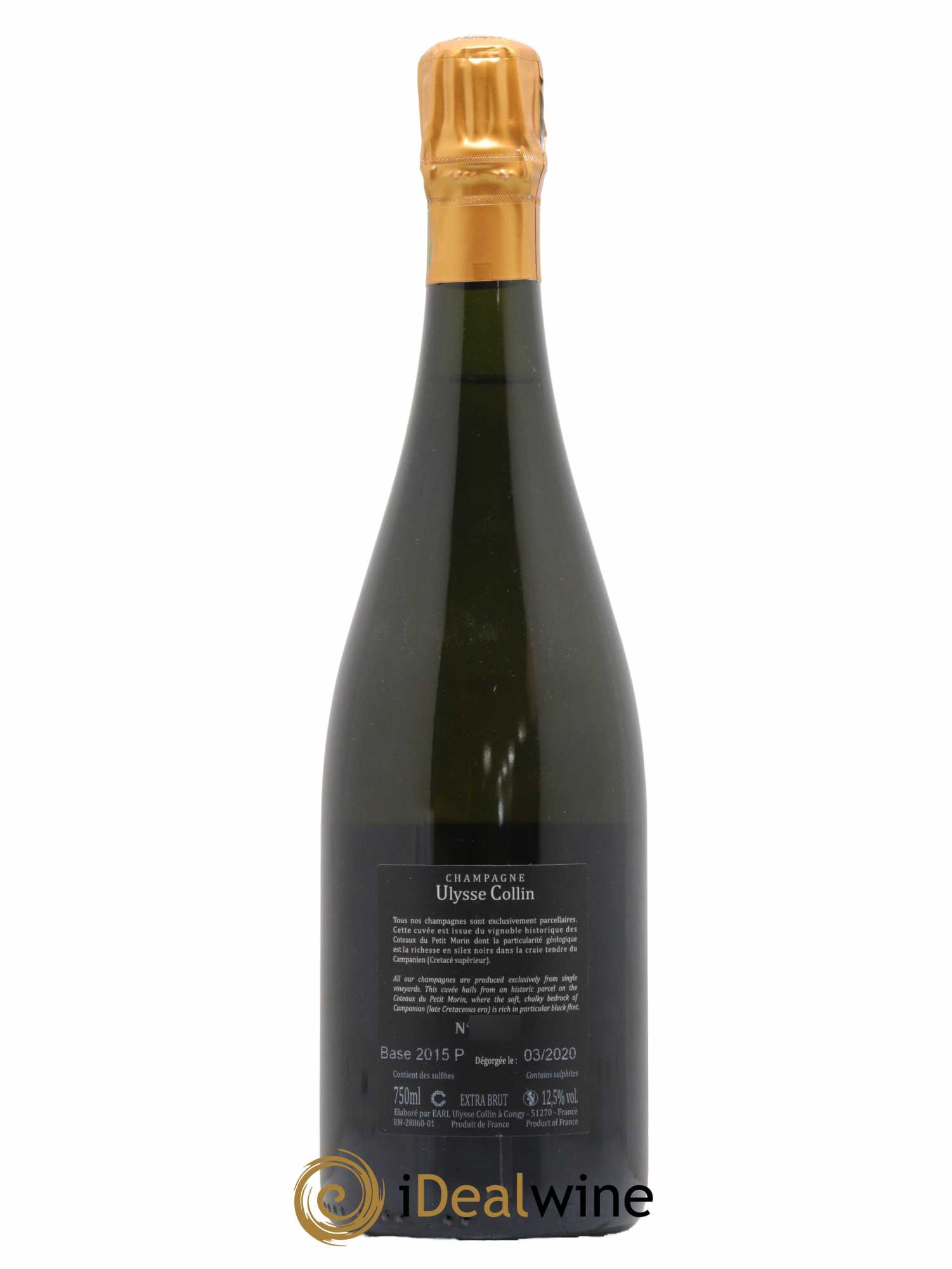 Les Pierrières Blancs de Blancs Extra-Brut Ulysse Collin - Lot de 1 bouteille - 1