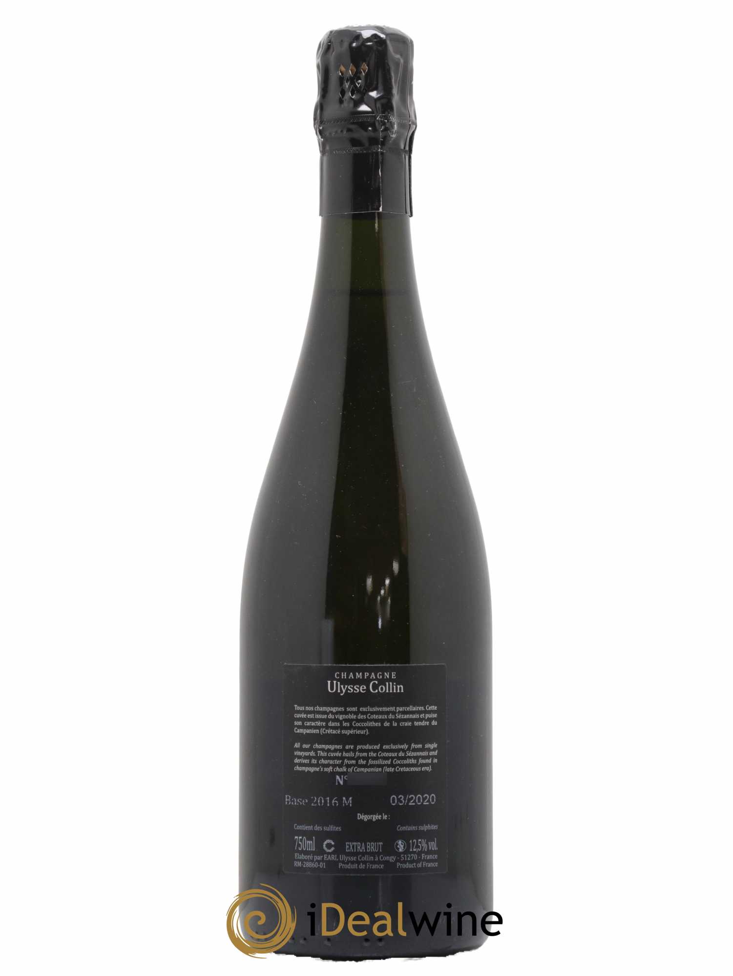 Les Maillons Blanc de Noirs Extra-Brut Ulysse Collin - Lot de 1 bouteille - 1