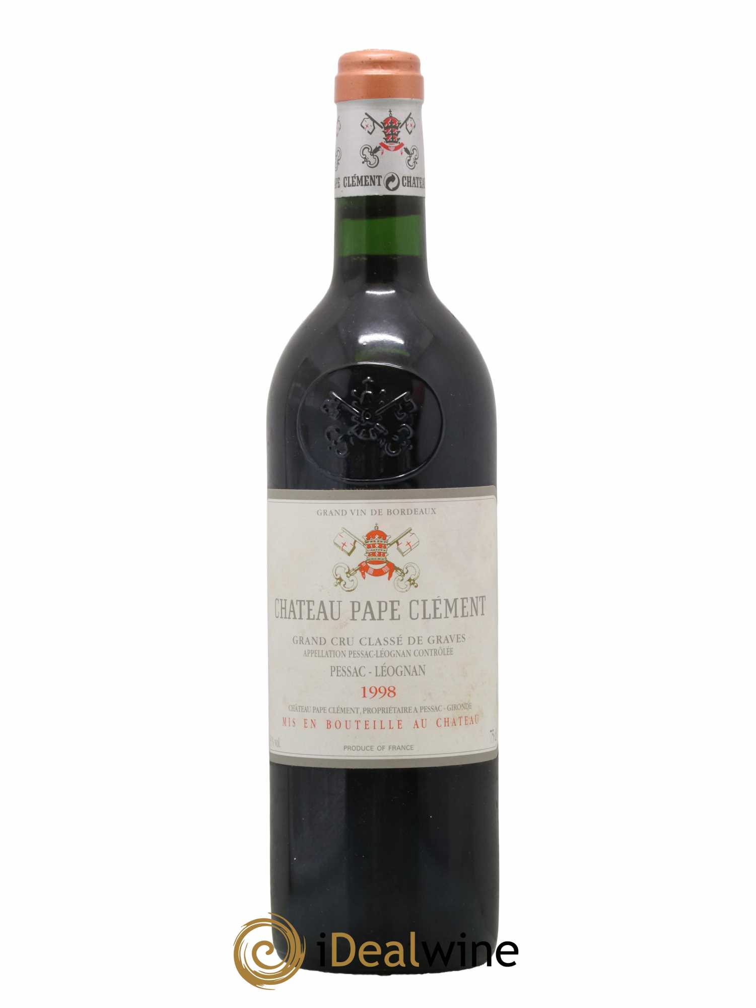 Château Pape Clément Cru Classé de Graves 1998 - Lot de 1 bouteille - 0
