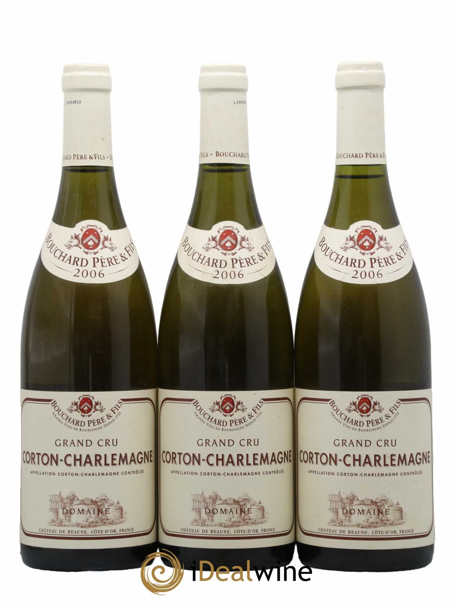 Corton-Charlemagne Grand Cru Bouchard Père & Fils 2006 - Lot de 3 bouteilles - 0