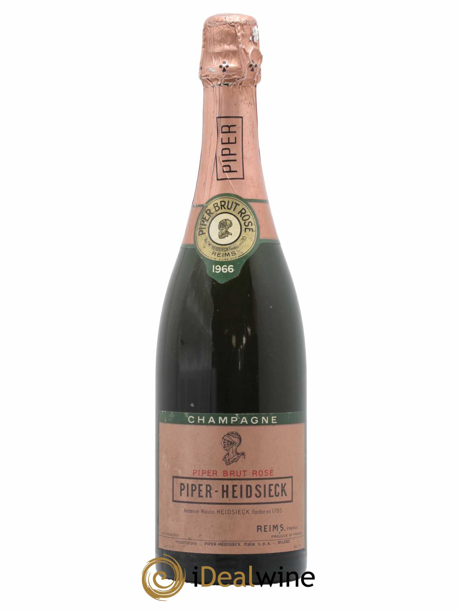 Champagne - Piper Heidesick 1966 - Lot de 1 bouteille - 0