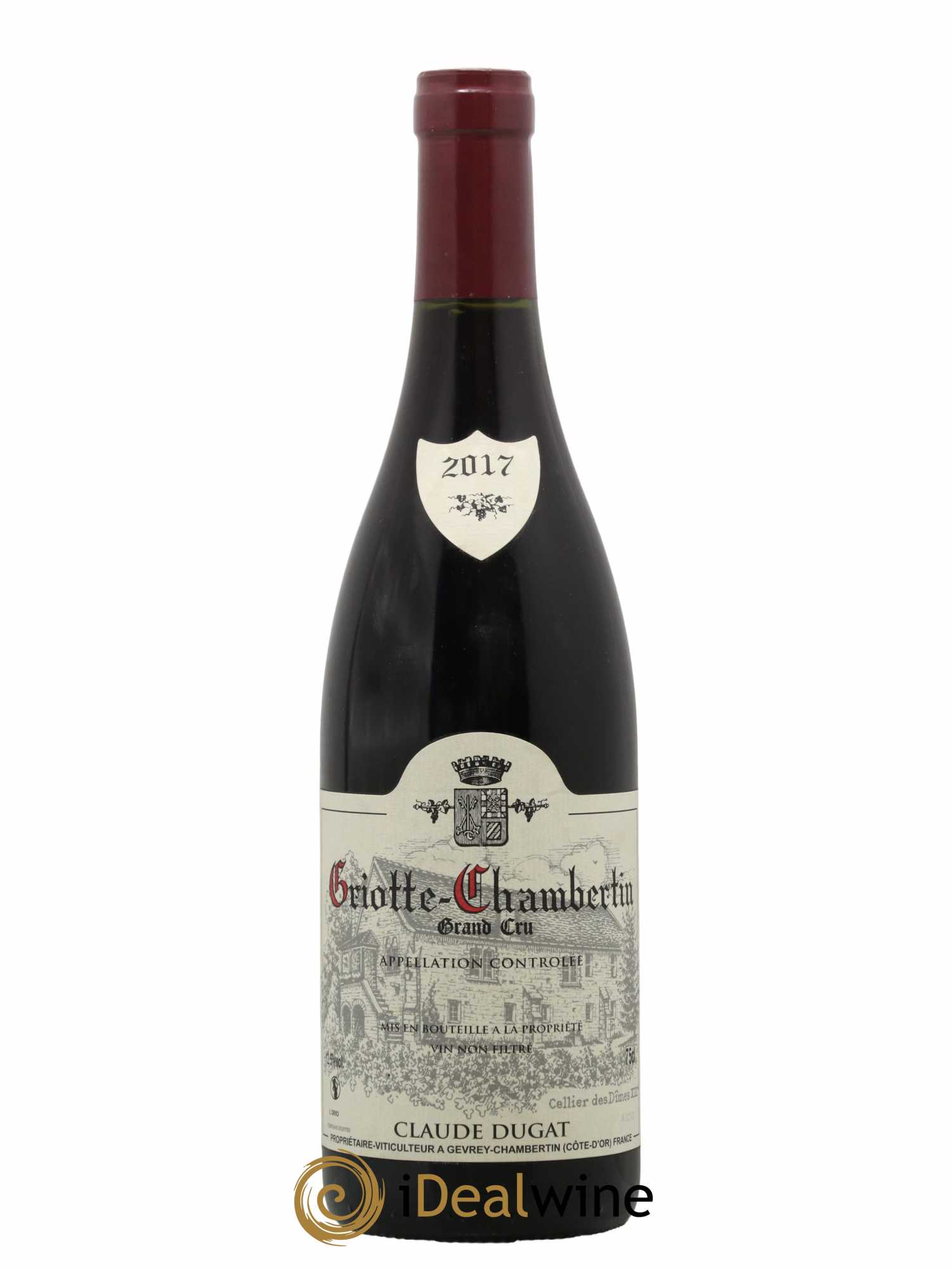 Griotte-Chambertin Grand Cru Claude Dugat 2017 - Lot de 1 bouteille - 0