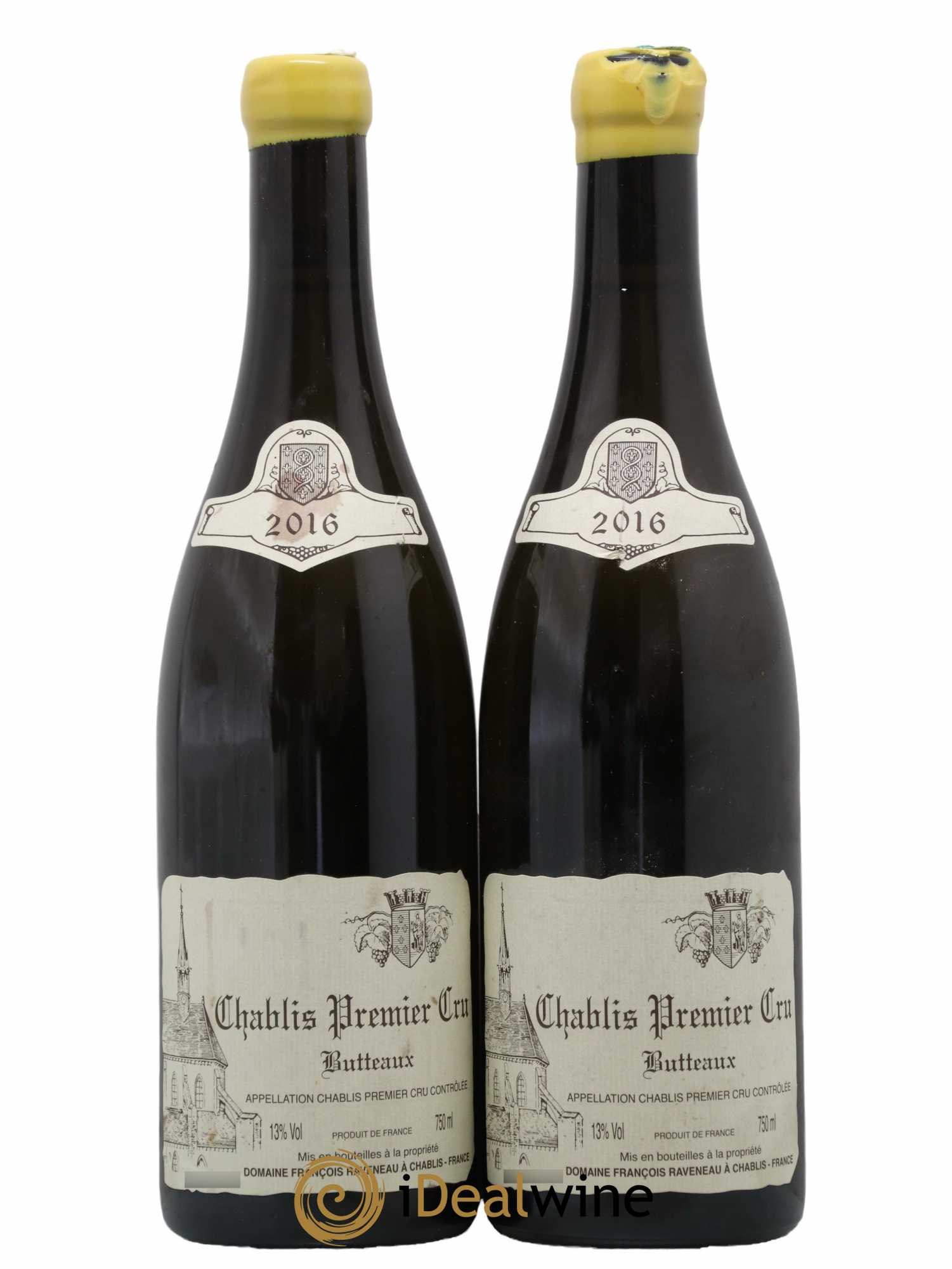 Chablis 1er Cru Butteaux Raveneau (Domaine) 2016 - Lot de 2 bouteilles - 0