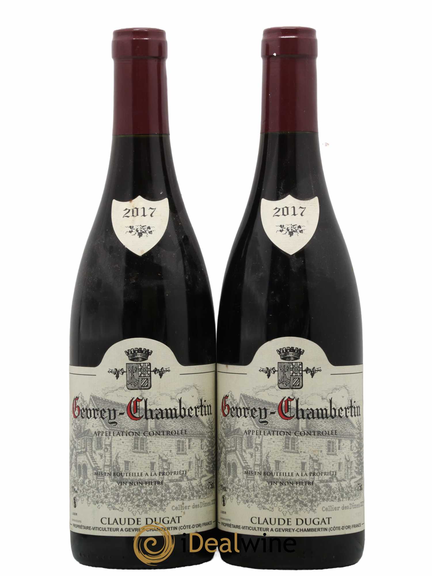 Gevrey-Chambertin Claude Dugat 2017 - Lot de 2 bouteilles - 0