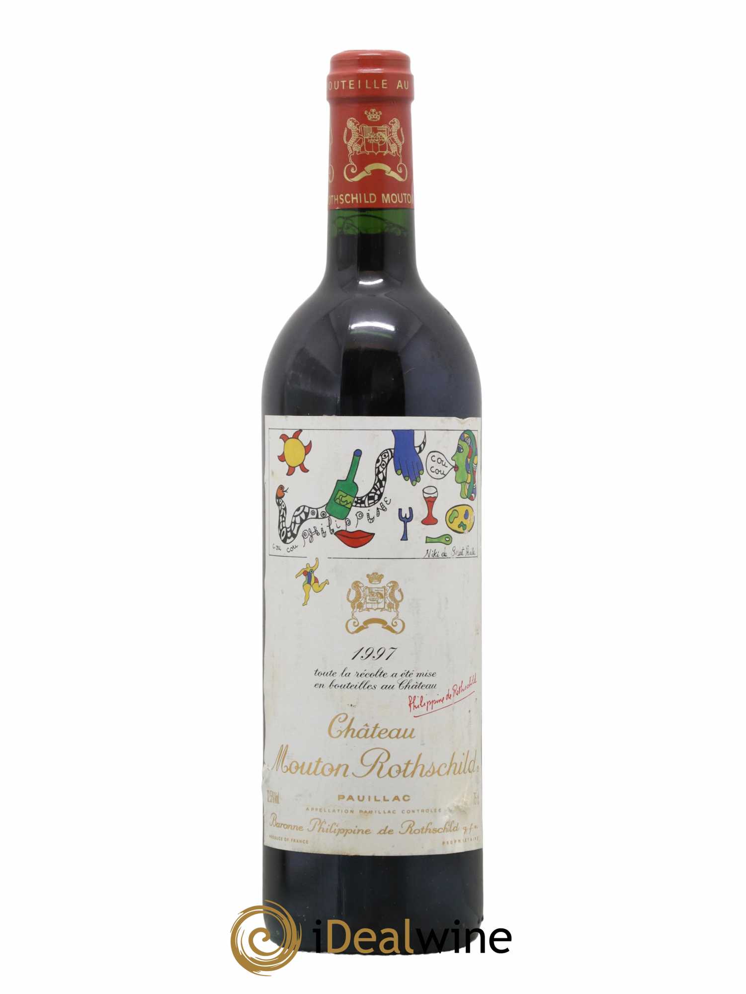 Château Mouton Rothschild 1er Grand Cru Classé 1997 - Lot de 1 bouteille - 0