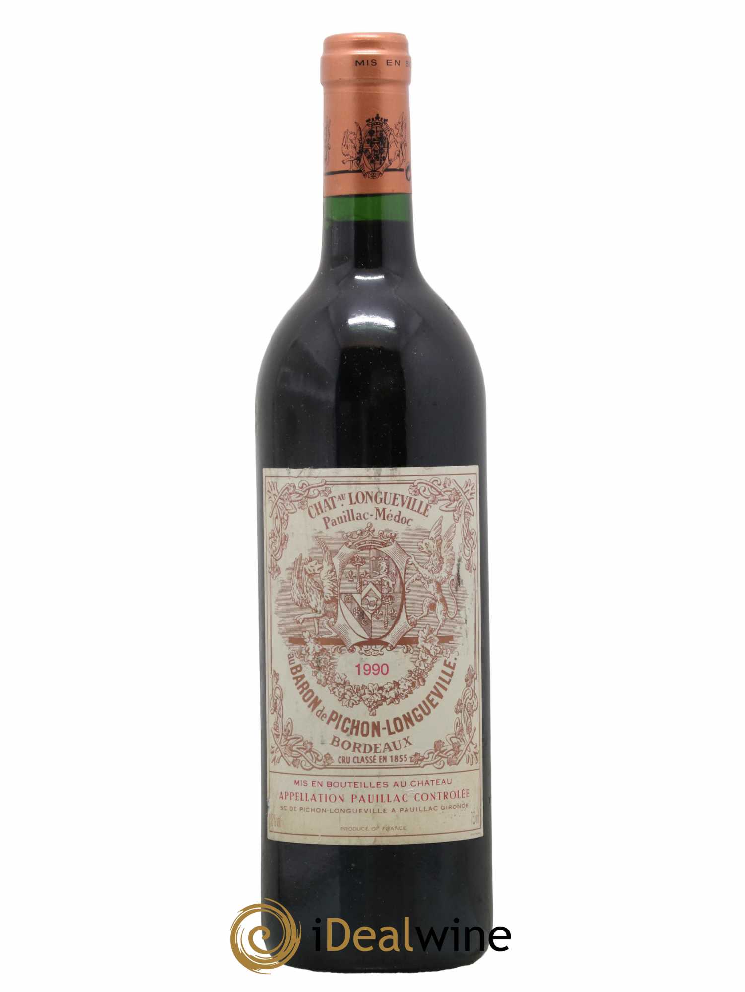 Pichon Longueville Baron 2ème Grand Cru Classé 1990 - Lot de 1 bouteille - 0
