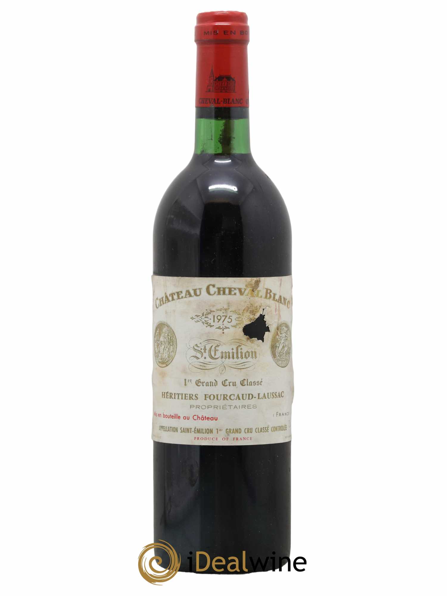 Château Cheval Blanc 1er Grand Cru Classé A 1975 - Lot de 1 bouteille - 0