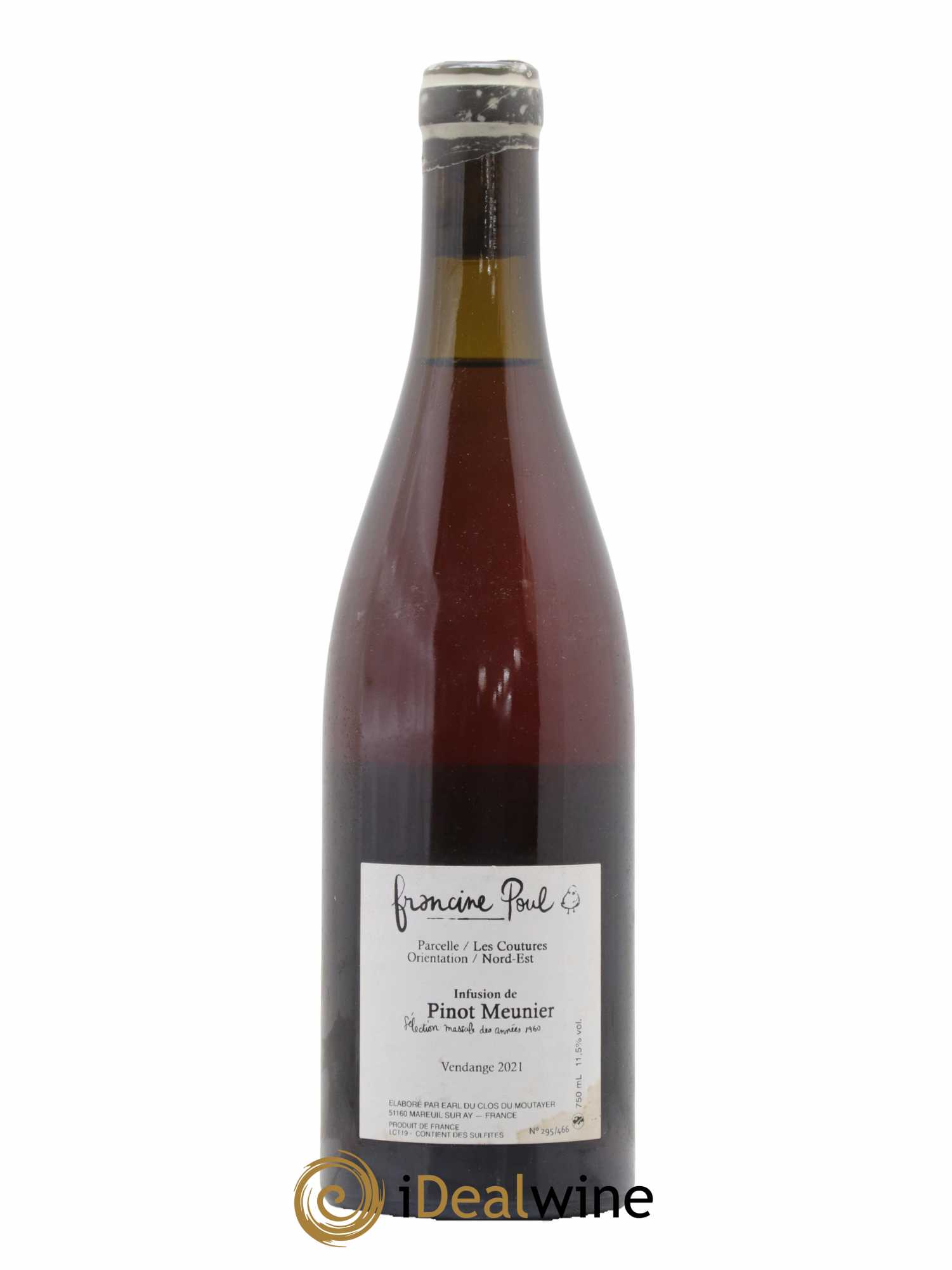 Coteaux Champenois Infusion Francine Poul 2021 - Lot of 1 bottle - 1