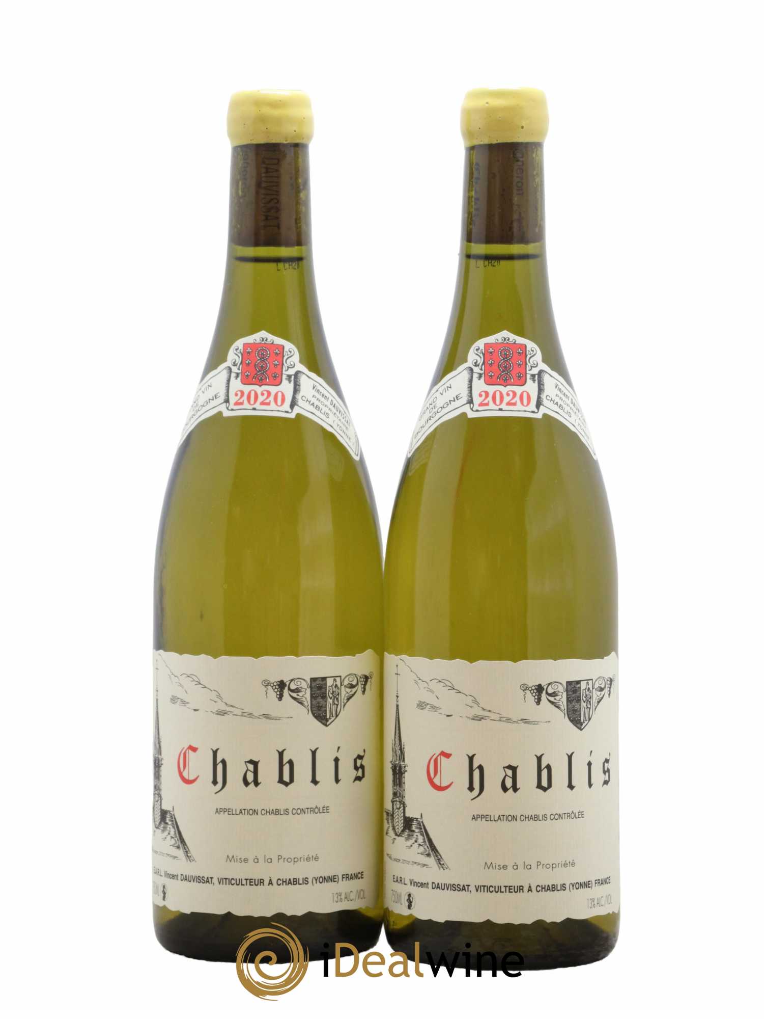 Chablis Vincent Dauvissat (Domaine) 2020 - Lot de 2 bouteilles - 0