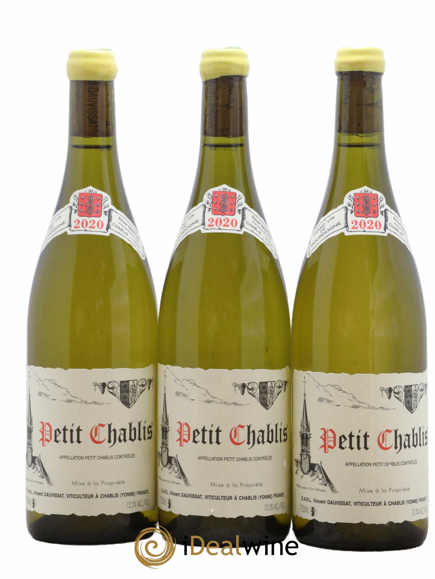 Petit Chablis Vincent Dauvissat (Domaine) 2020 - Lot de 3 bouteilles - 0