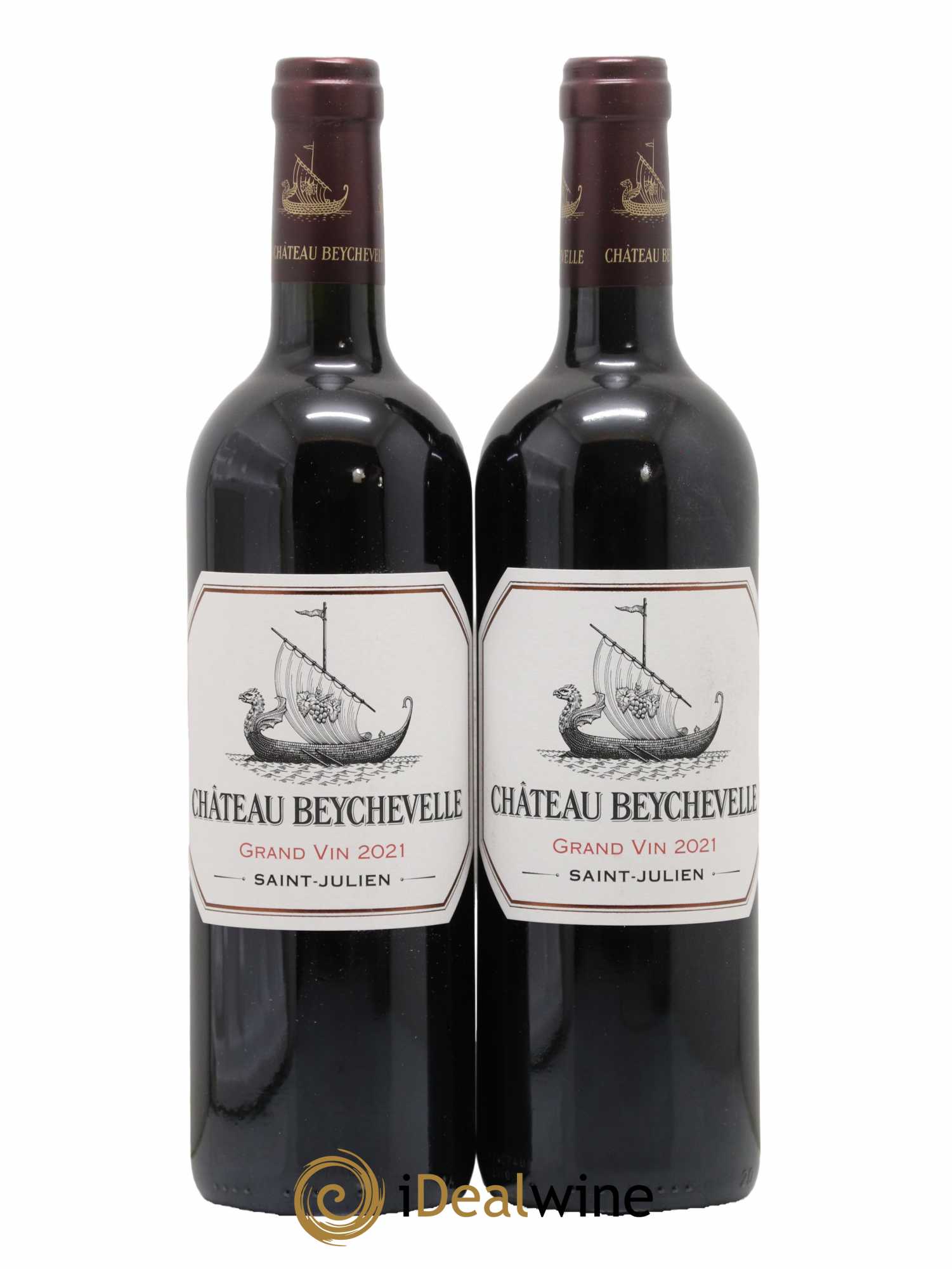 Château Beychevelle 4ème Grand Cru Classé 2021 - Lot de 2 bouteilles - 0