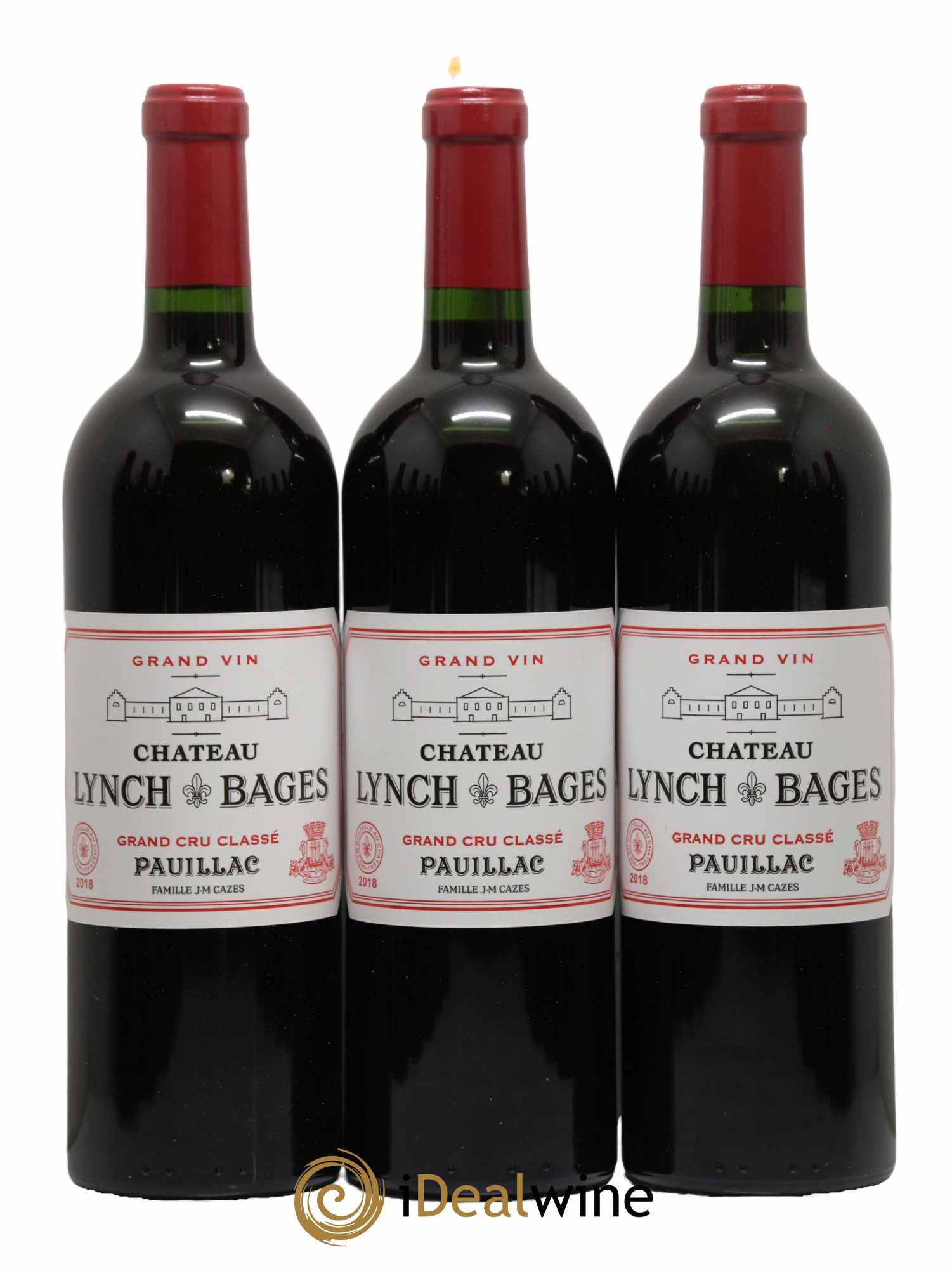 Château Lynch Bages 5ème Grand Cru Classé 2018 - Lot de 12 bouteilles - 1