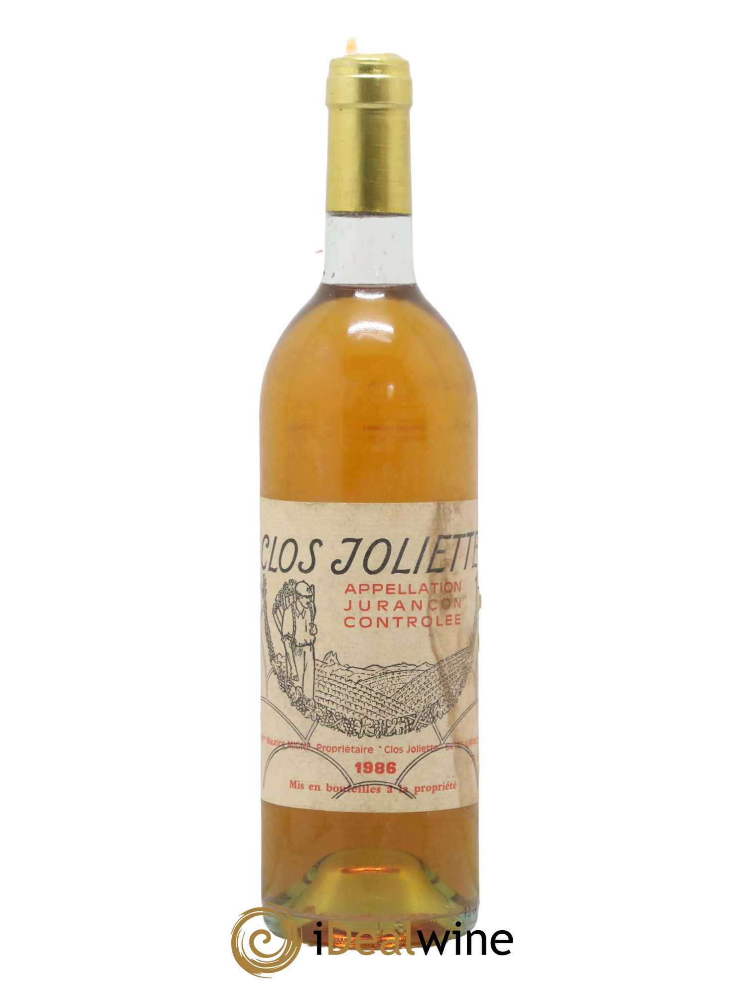 Jurançon Clos Joliette 1986 - Posten von 1 Flasche - 0