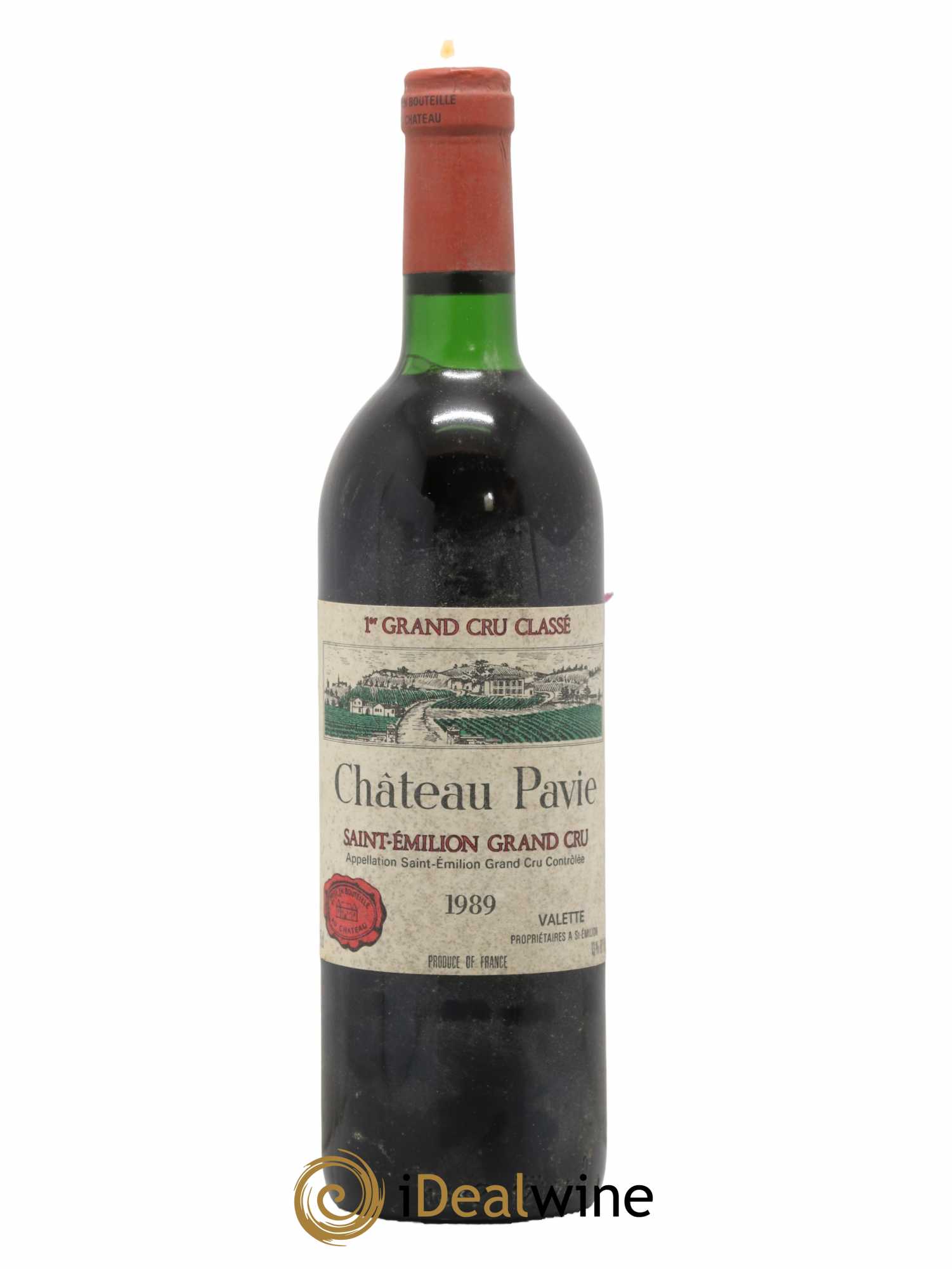 Château Pavie 1er Grand Cru Classé A 1989 - Lot de 1 bouteille - 0