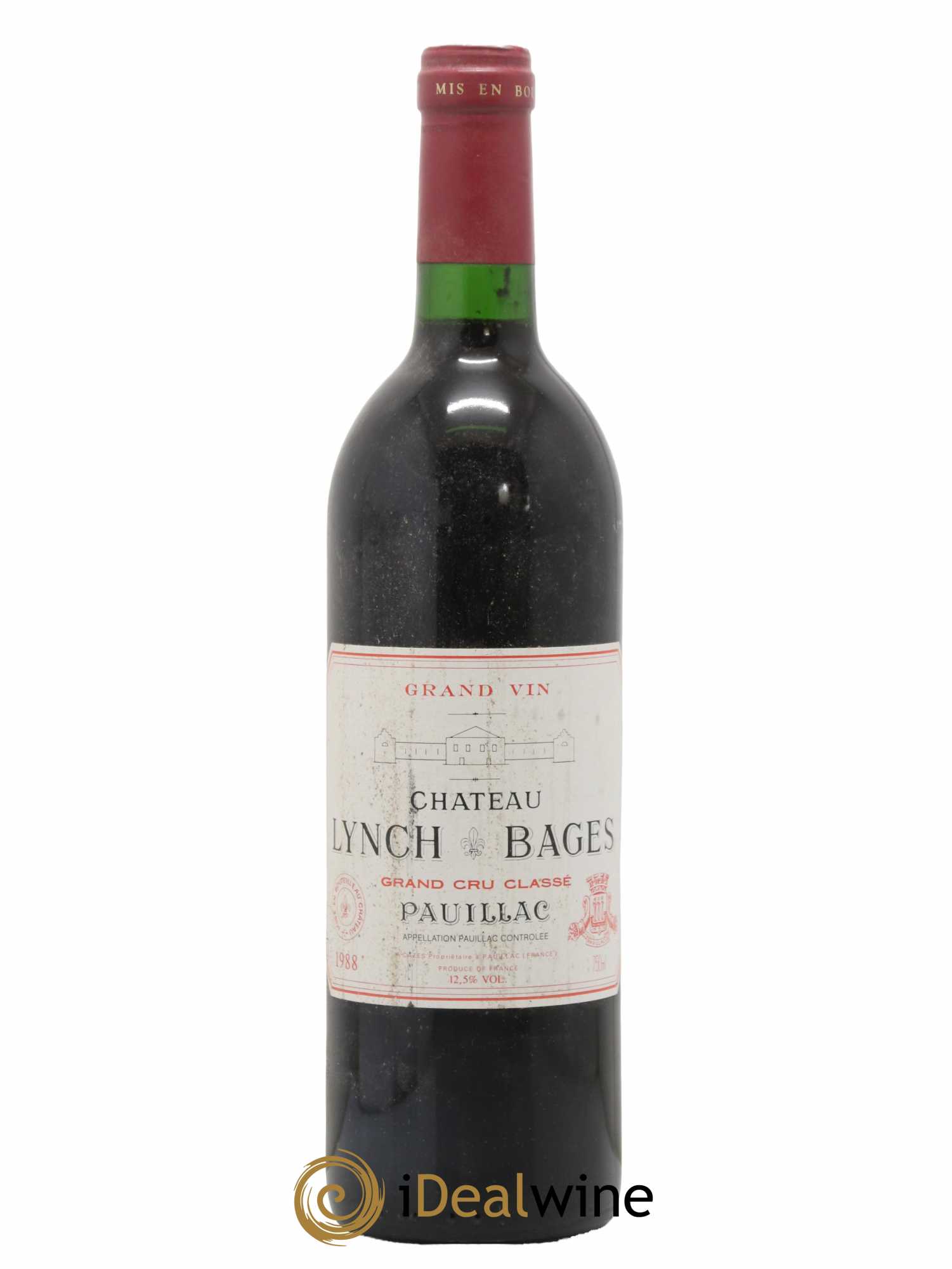 Château Lynch Bages 5ème Grand Cru Classé 1988 - Lot de 1 bouteille - 0