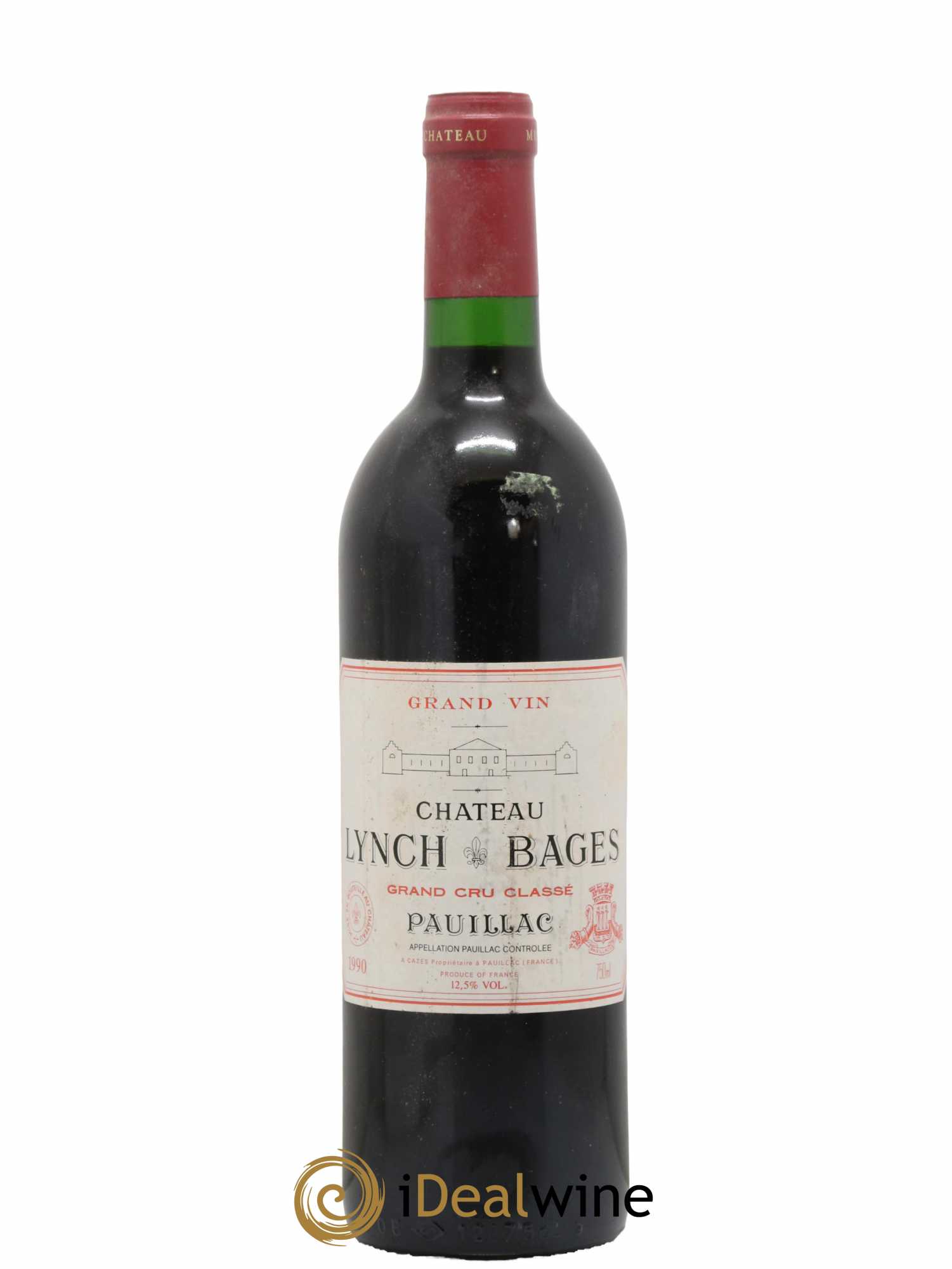 Château Lynch Bages 5ème Grand Cru Classé 1990 - Lot de 1 bouteille - 0