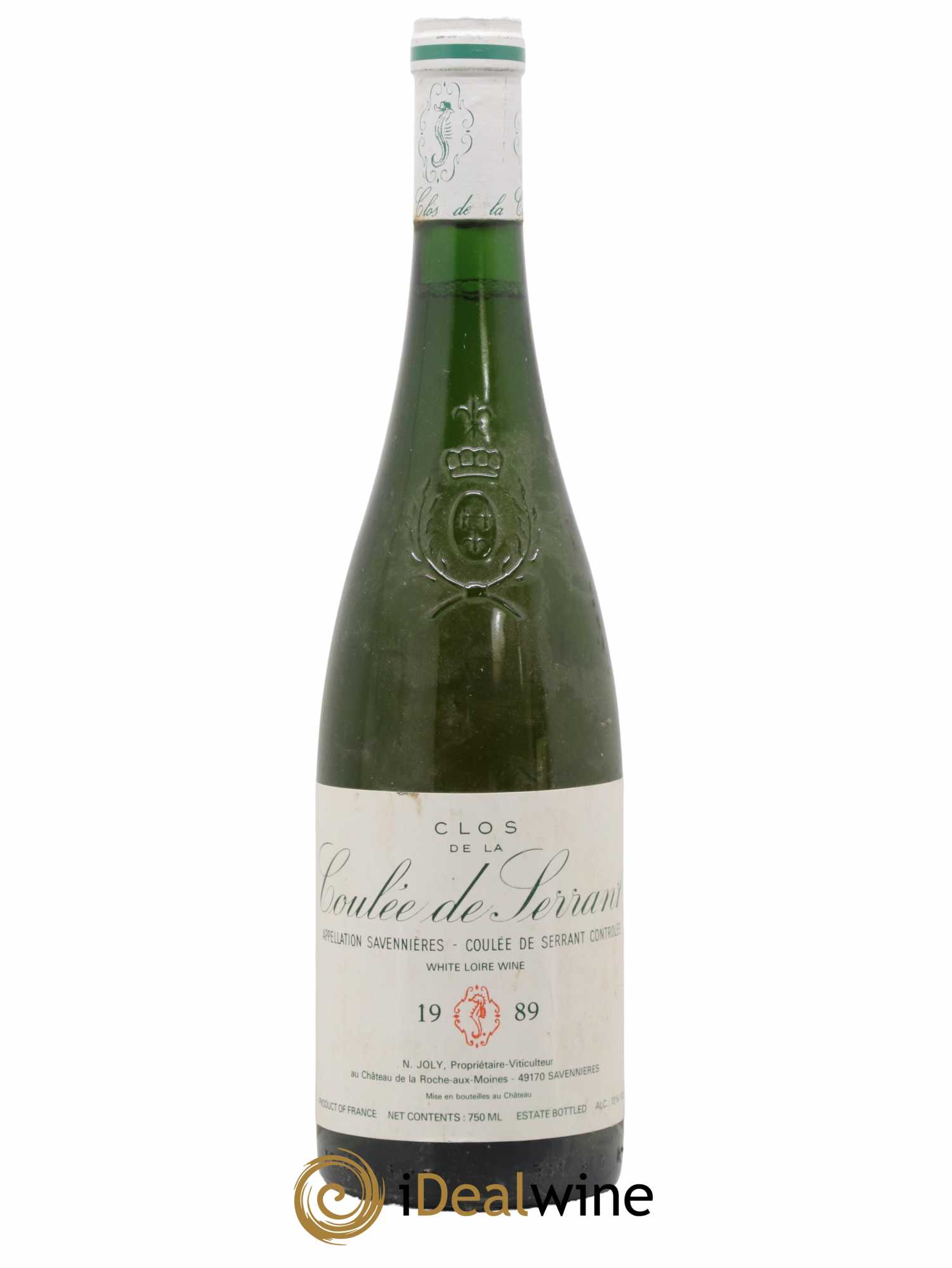 Savennières Clos de la Coulée de Serrant Vignobles de la Coulée de Serrant - Nicolas Joly 1989 - Lot de 1 bouteille - 0