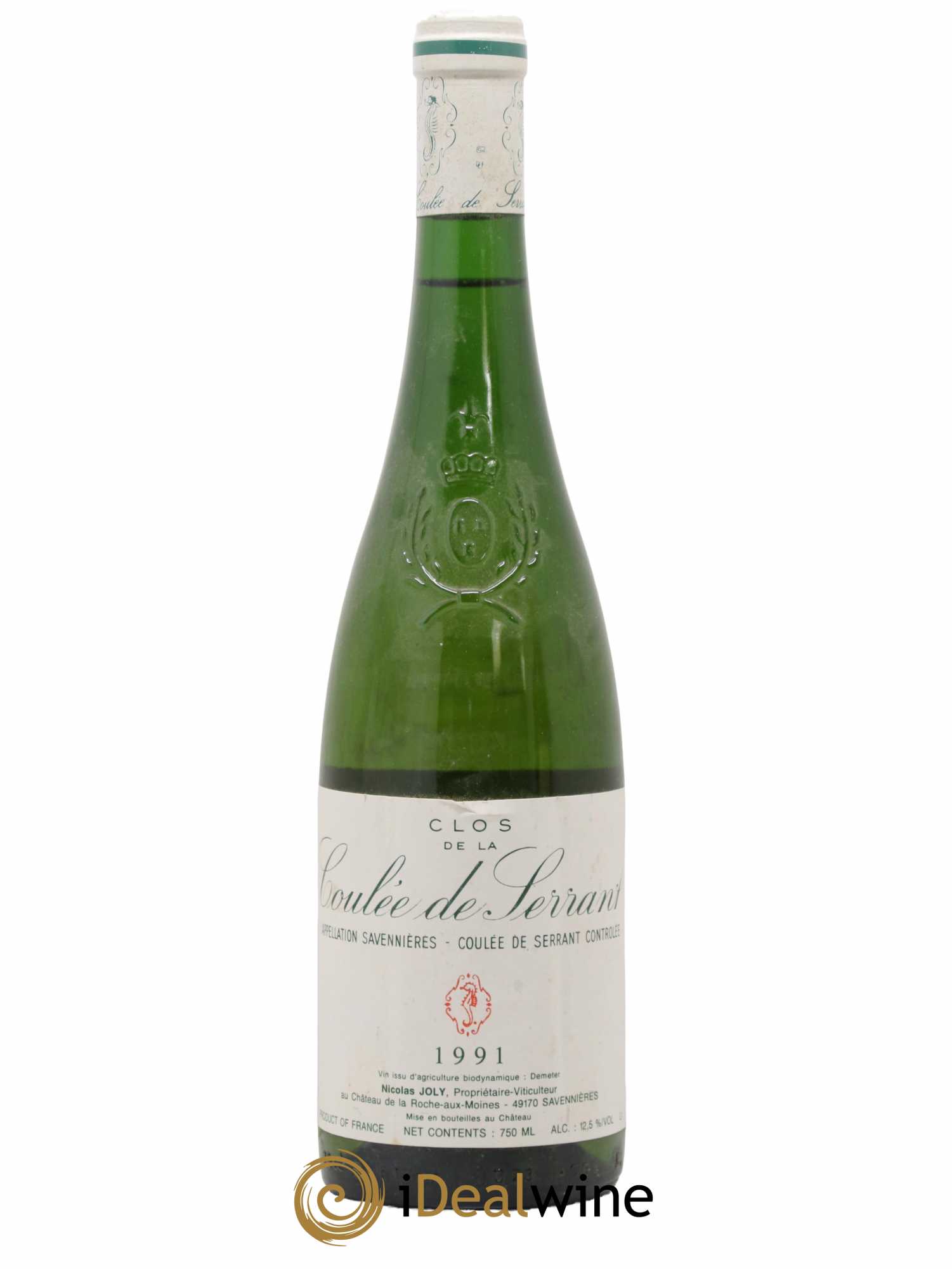 Savennières Clos de la Coulée de Serrant Vignobles de la Coulée de Serrant - Nicolas Joly 1991 - Lot de 1 bouteille - 0
