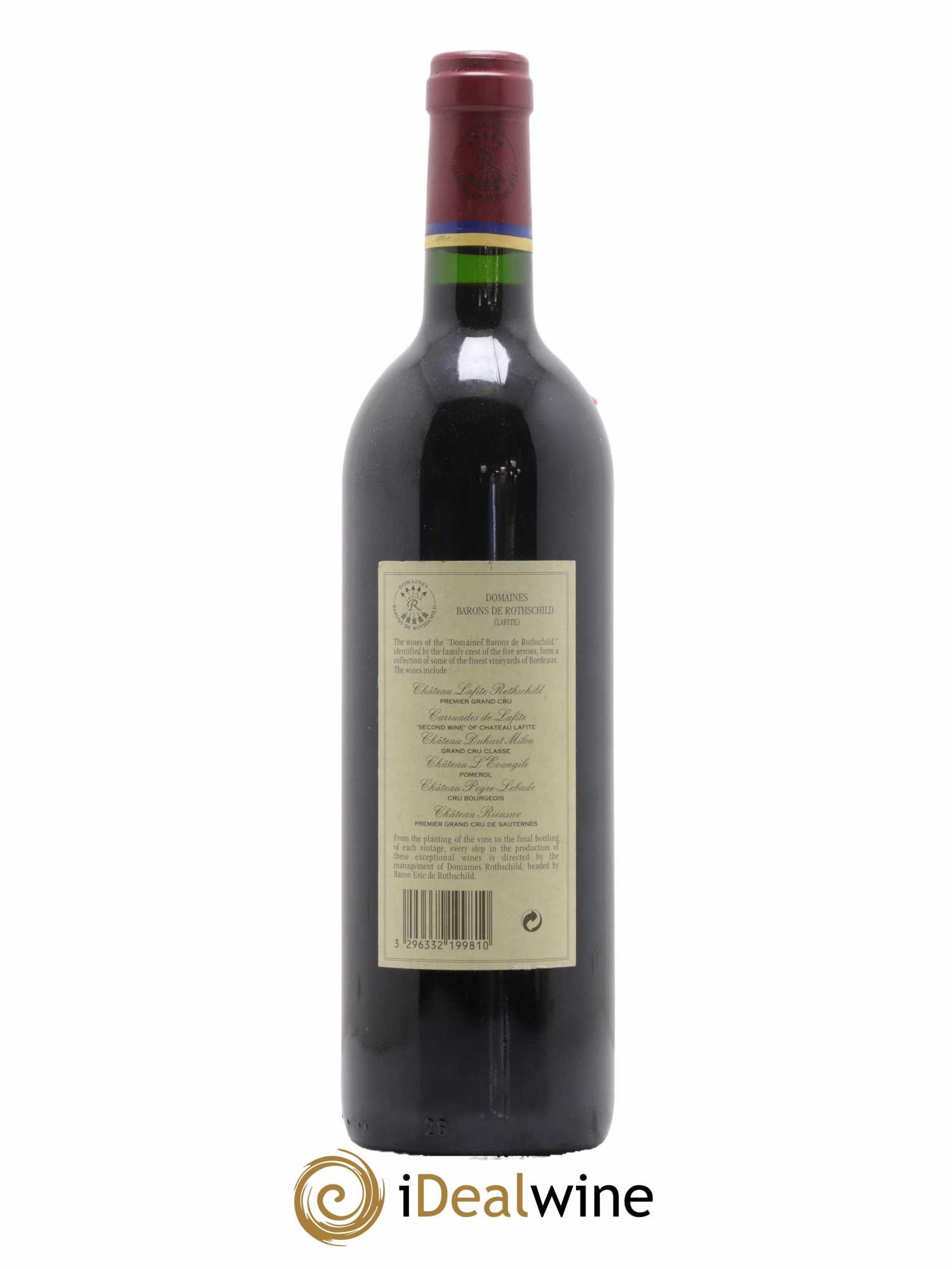 Carruades de Lafite Rothschild Second Vin 1998 - Lot de 1 bouteille - 1