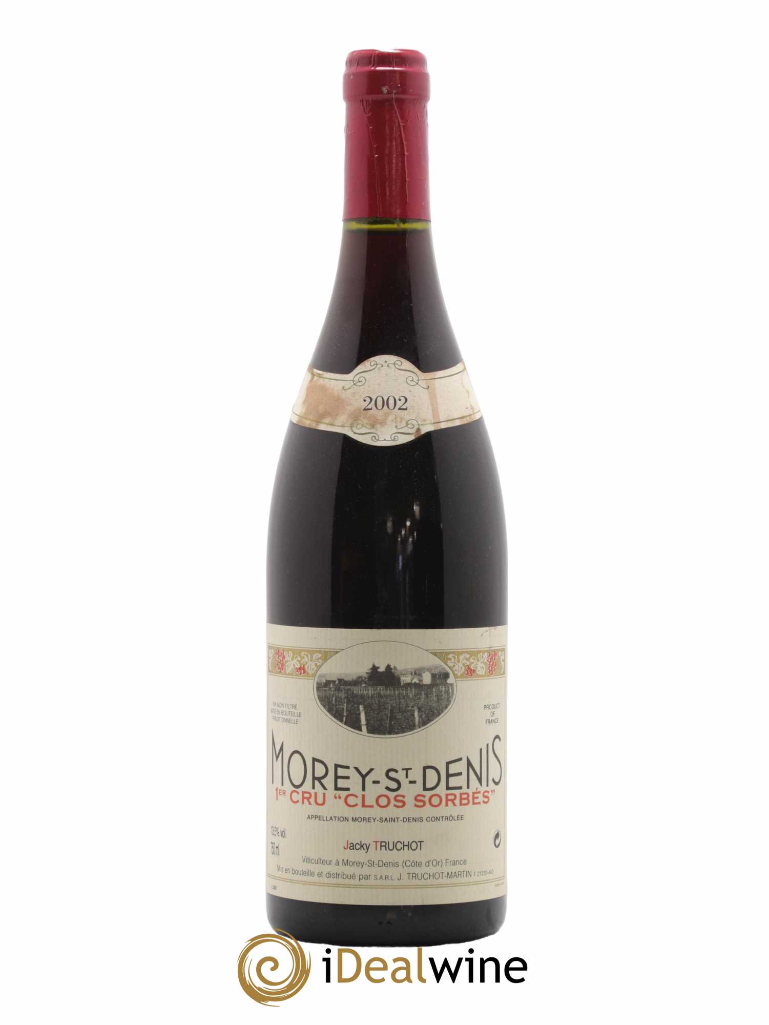 Morey-Saint-Denis 1er Cru Clos Sorbés Jacky Truchot 2002 - Lot de 1 bouteille - 0