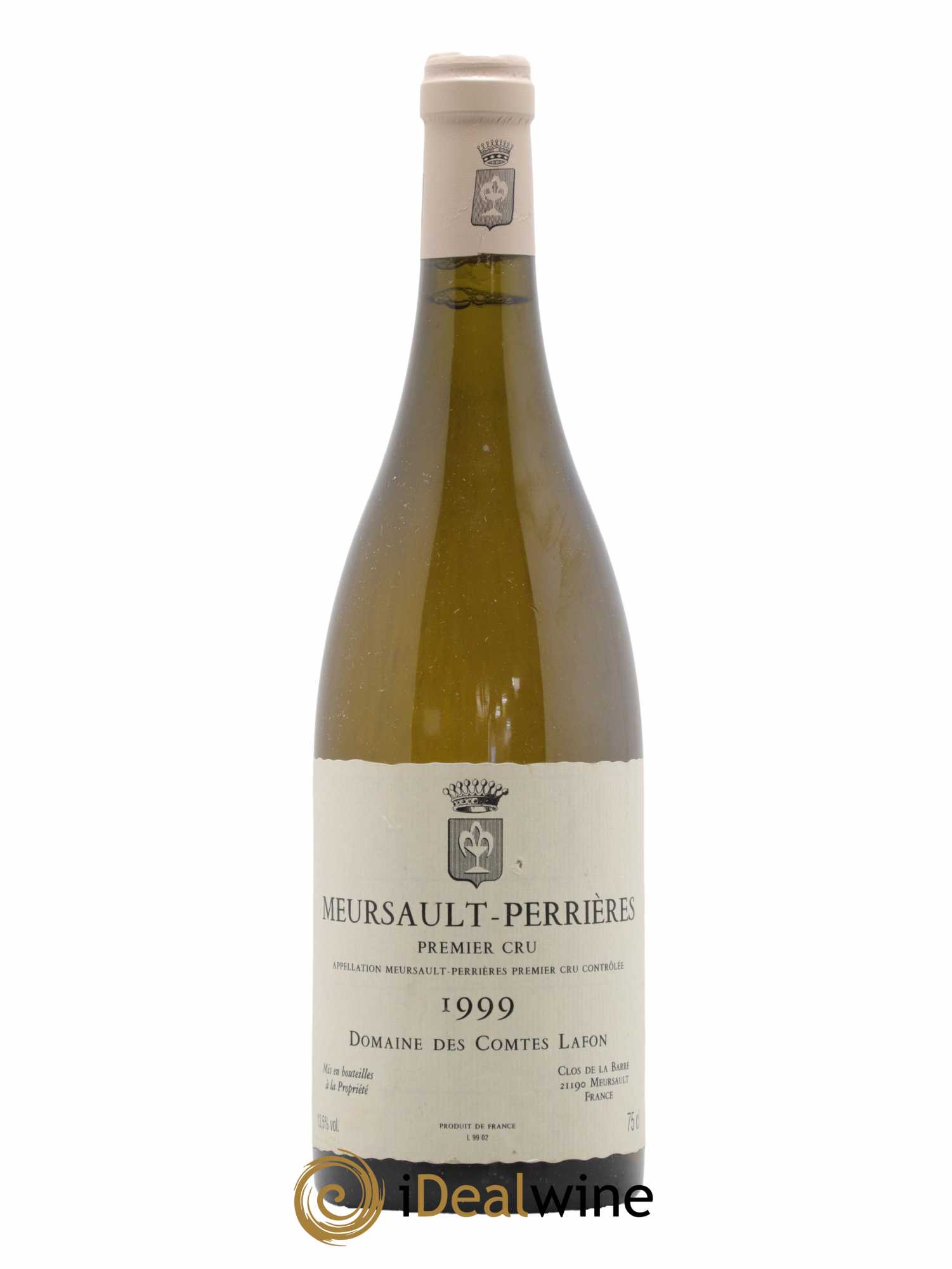Meursault 1er Cru Perrières Comtes Lafon (Domaine des) 1999 - Lot de 1 bouteille - 0