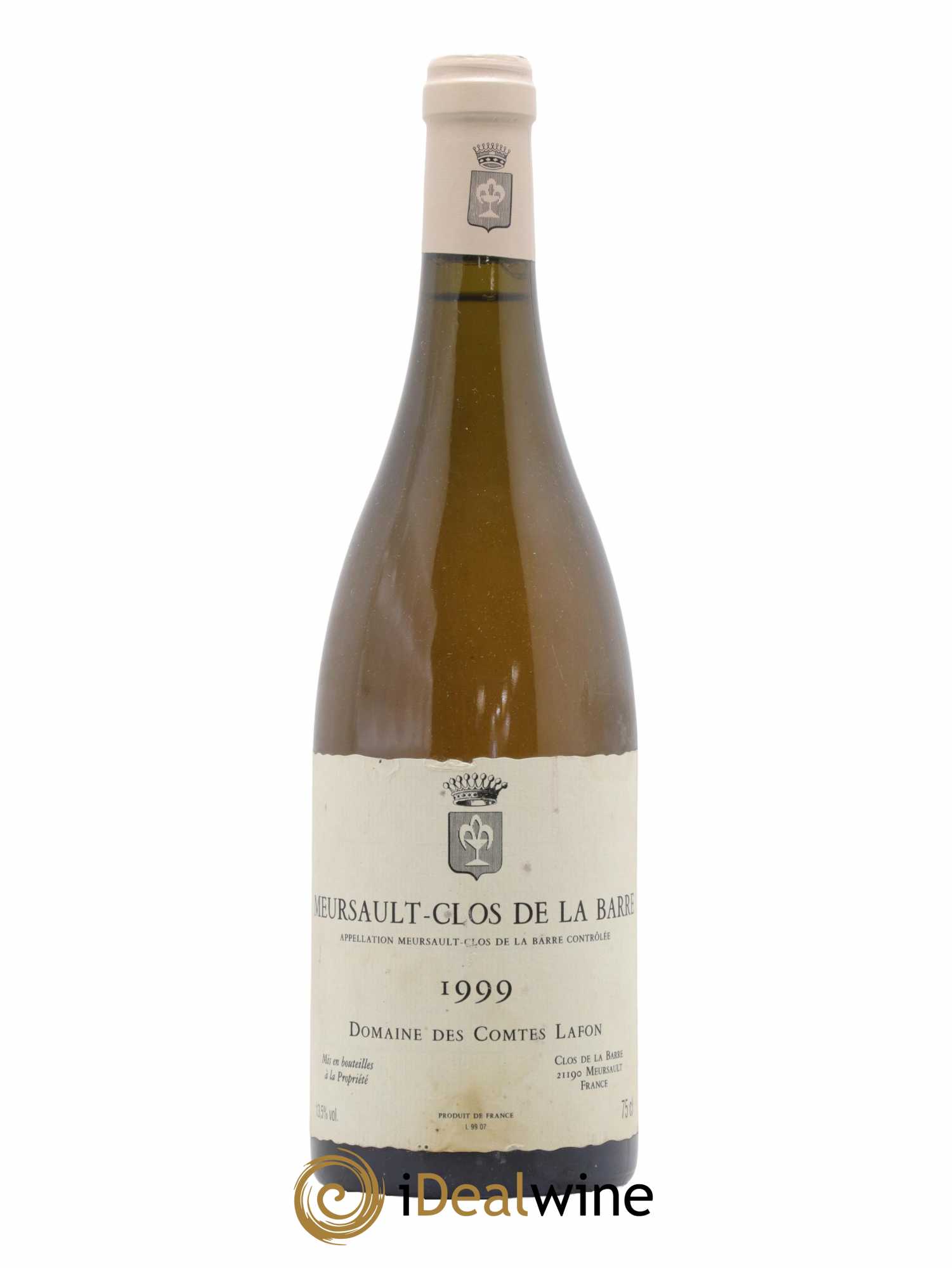 Meursault Clos de la Barre Comtes Lafon (Domaine des) 1999 - Lot de 1 bouteille - 0