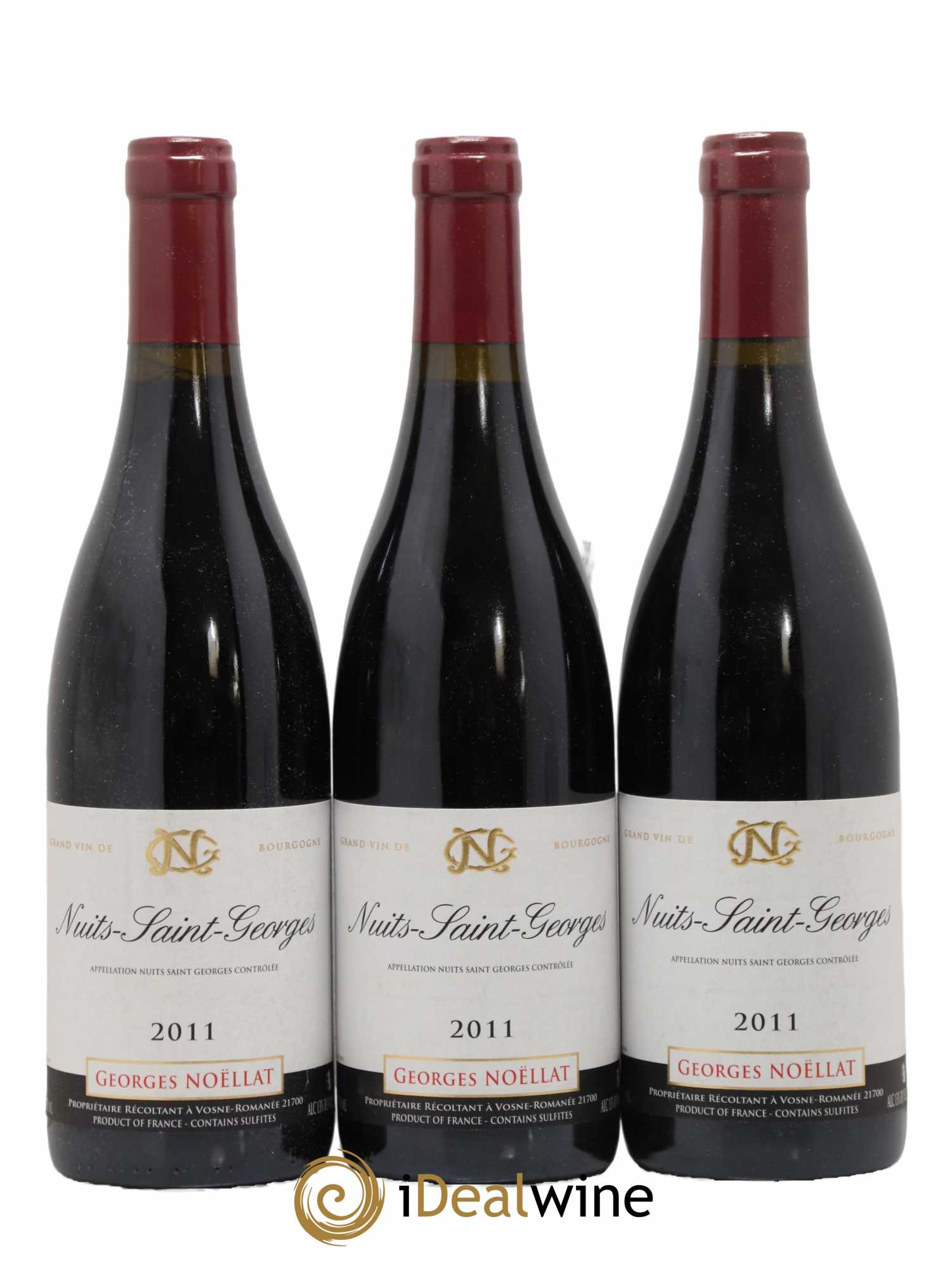 Nuits-Saint-Georges Domaine Georges Noëllat 2011 - Lot de 3 bouteilles - 0