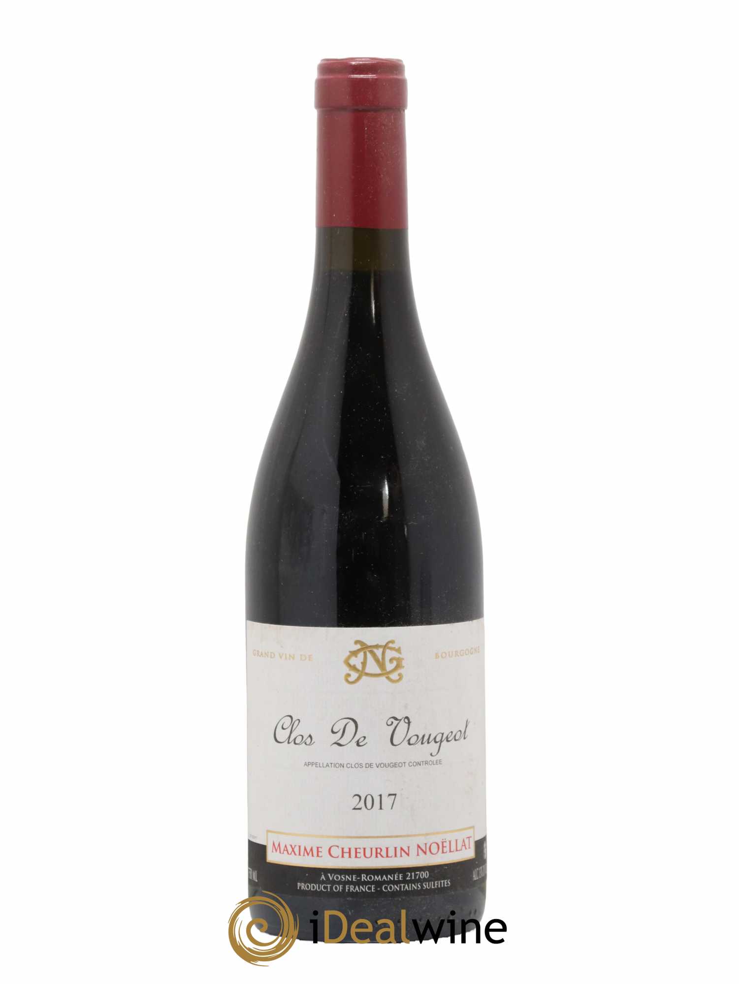 Clos de Vougeot Grand Cru Domaine Maxime Cheurlin Noëllat 2017 - Lot de 1 bouteille - 0