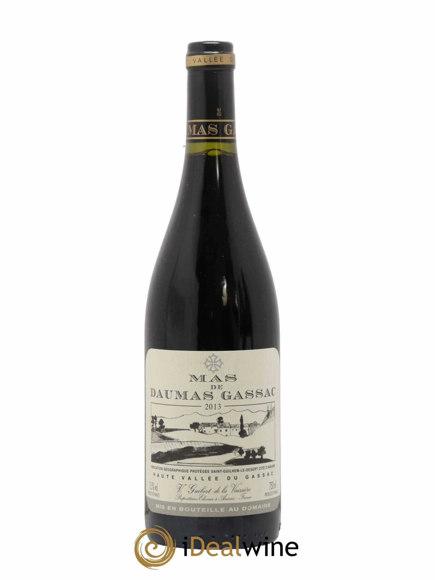 Saint-Guilhem-le-Désert - Cité d'Aniane Mas Daumas Gassac Famille Guibert de La Vaissière 2013 - Lot de 1 bouteille - 0