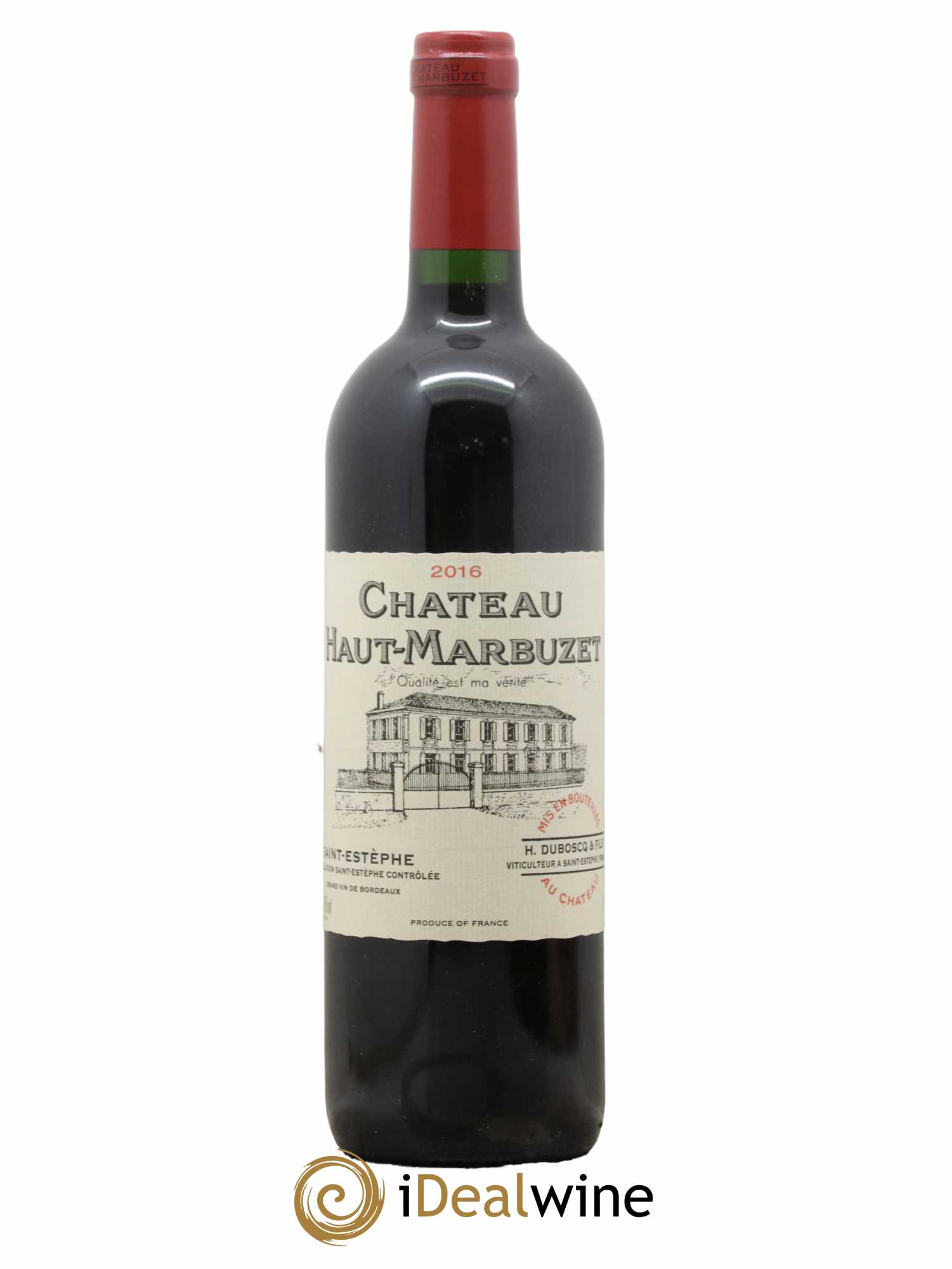 Château Haut Marbuzet 2016 - Lot de 1 bouteille - 0
